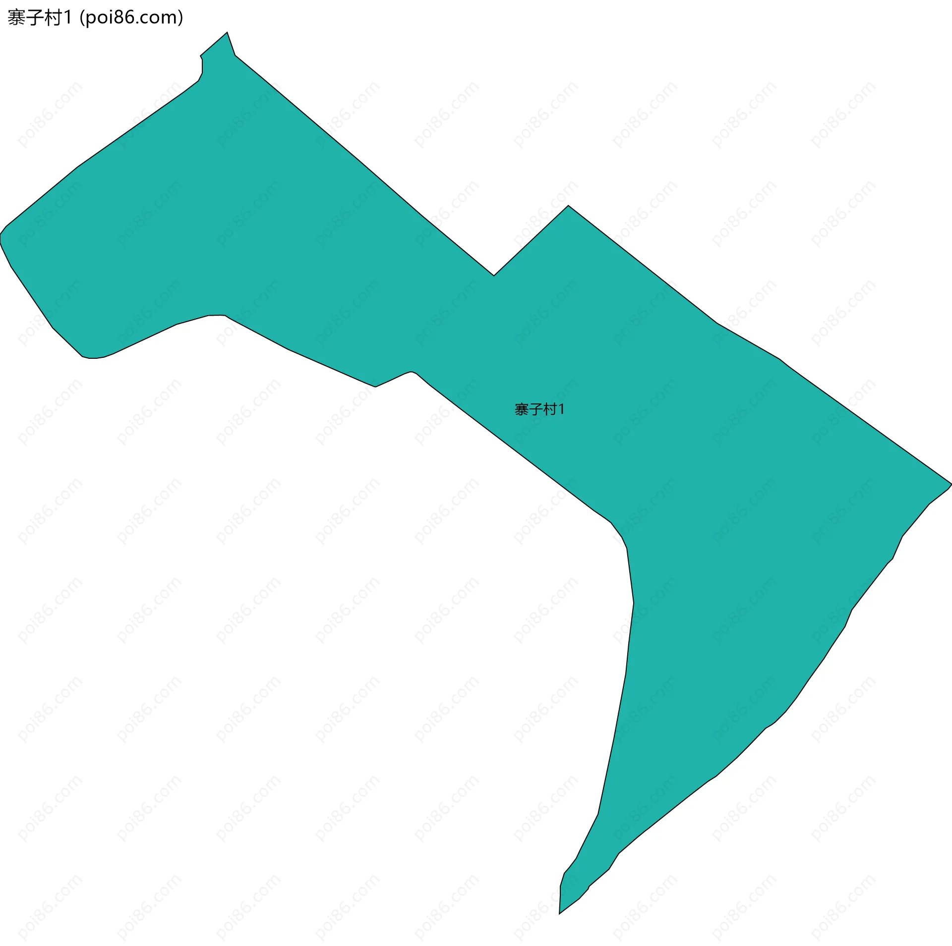 寨子村1边界地图