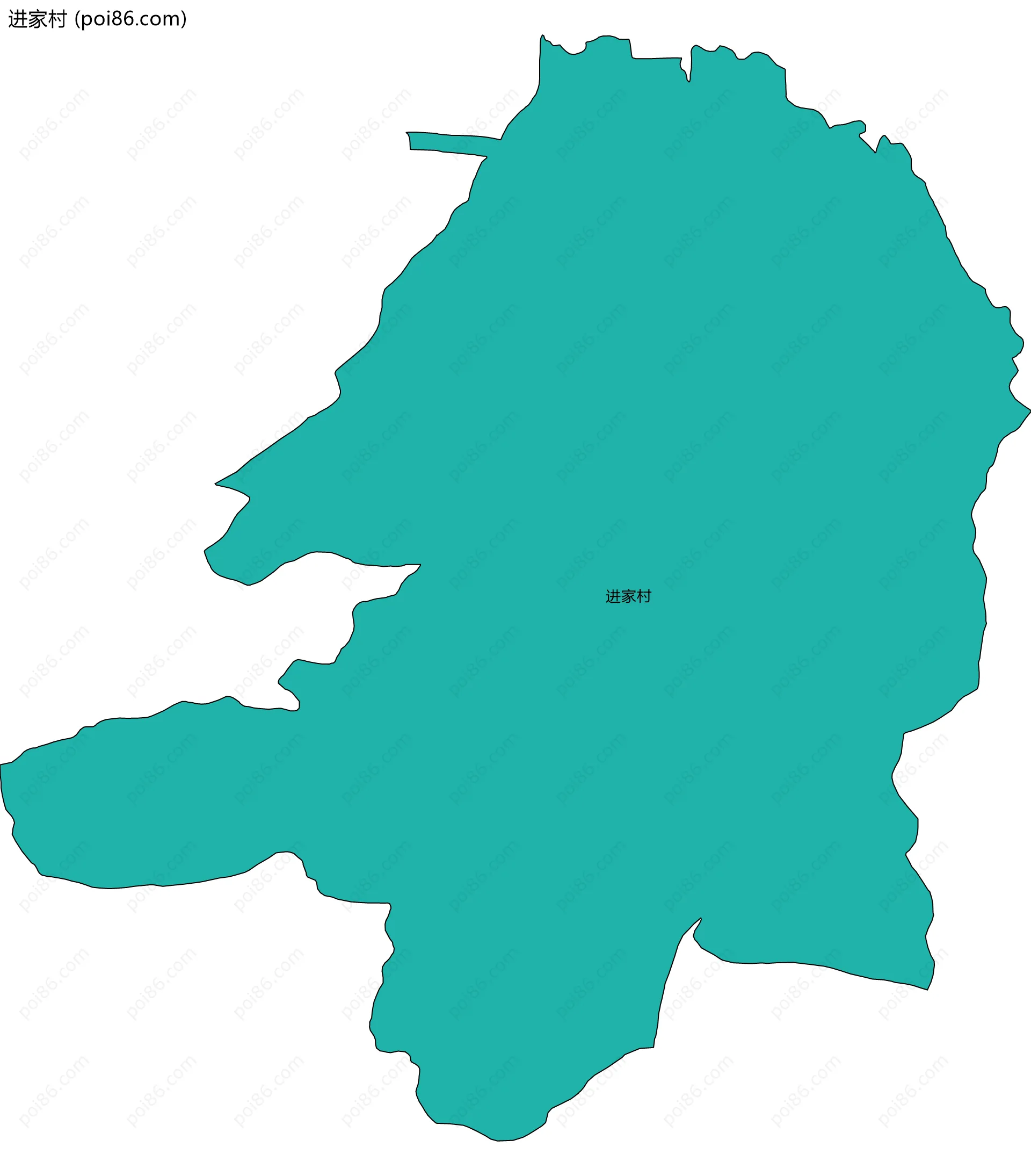 进家村边界地图