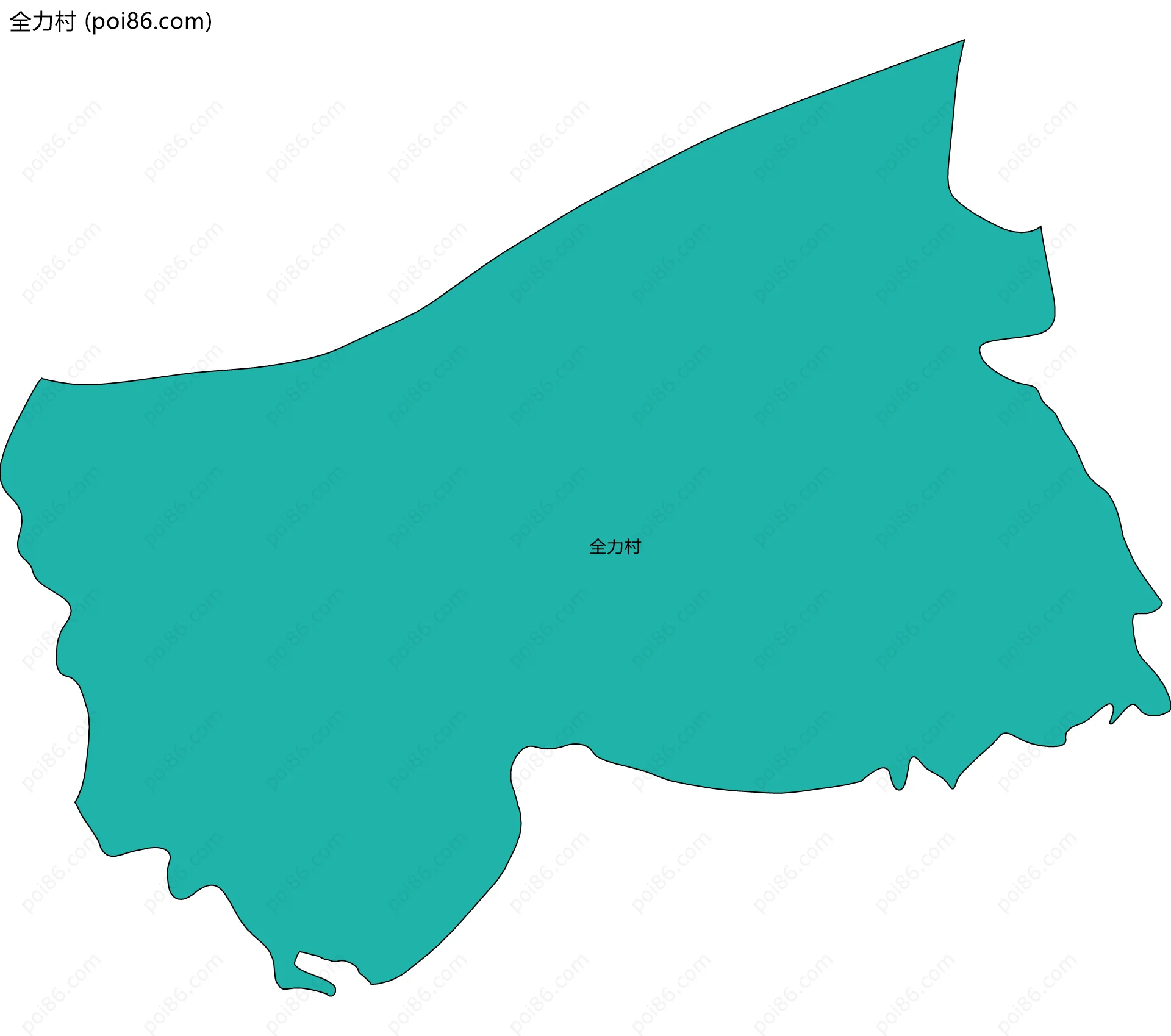 全力村边界地图