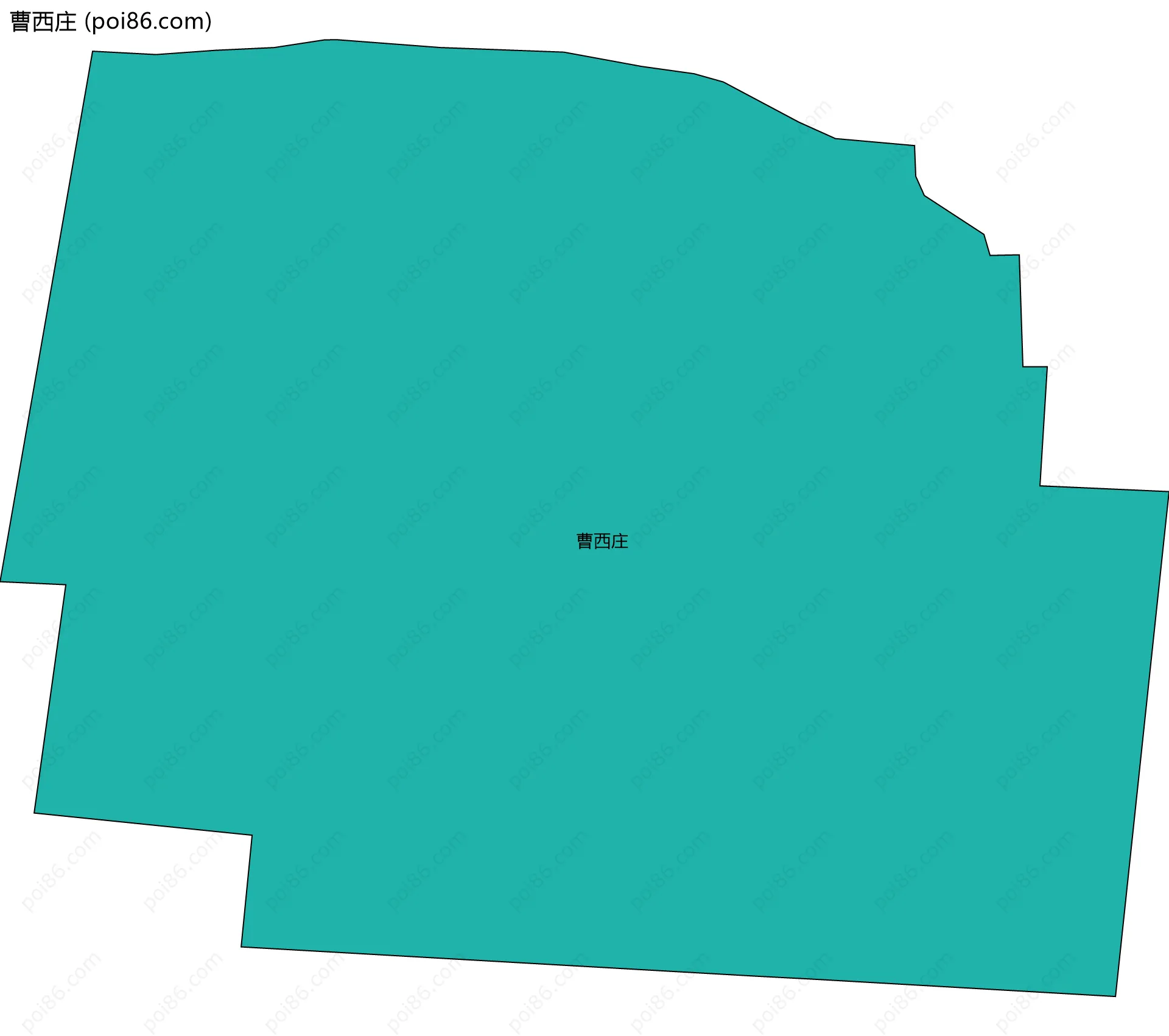 曹西庄边界地图