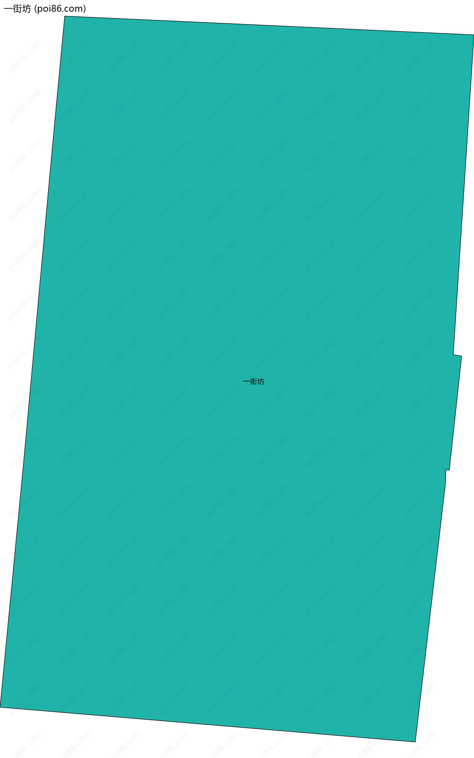 一街坊边界地图