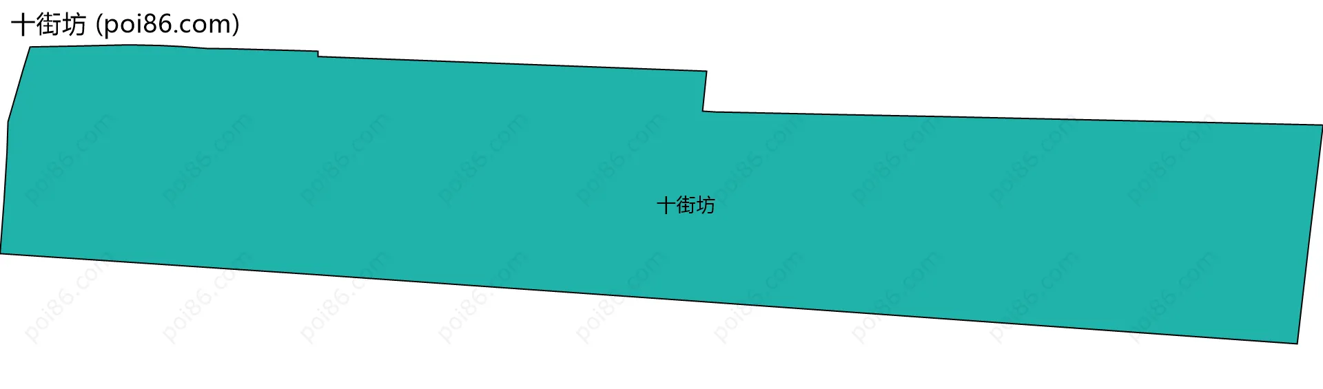 十街坊边界地图