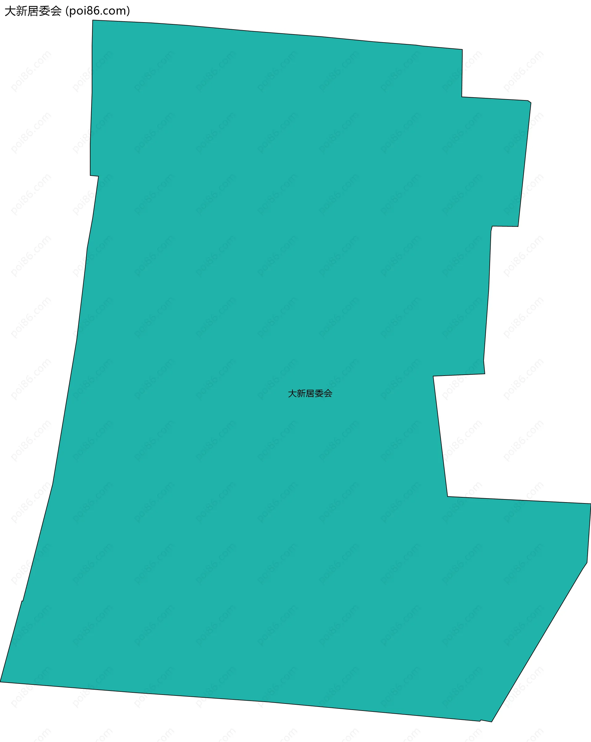 大新居委会边界地图