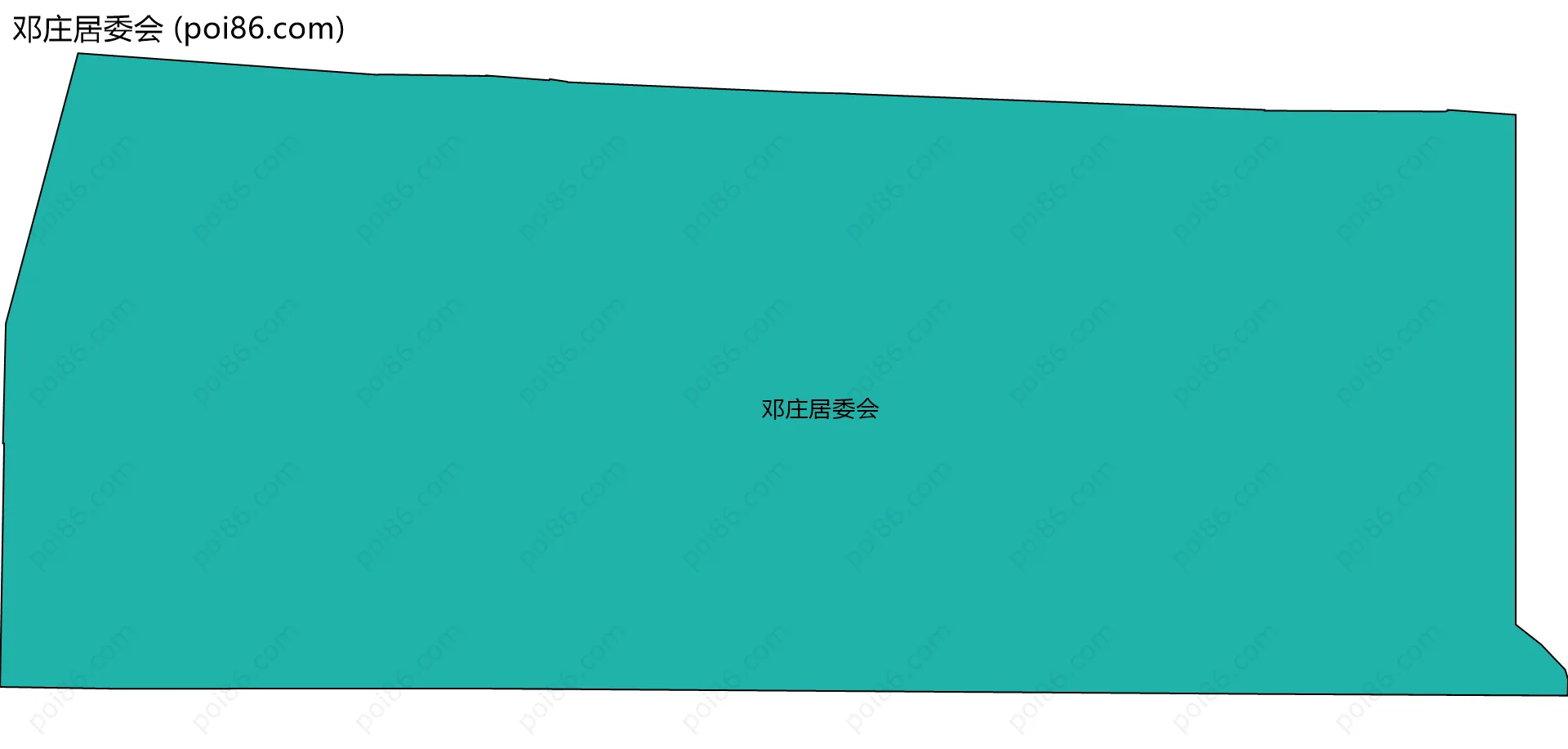 邓庄居委会边界地图