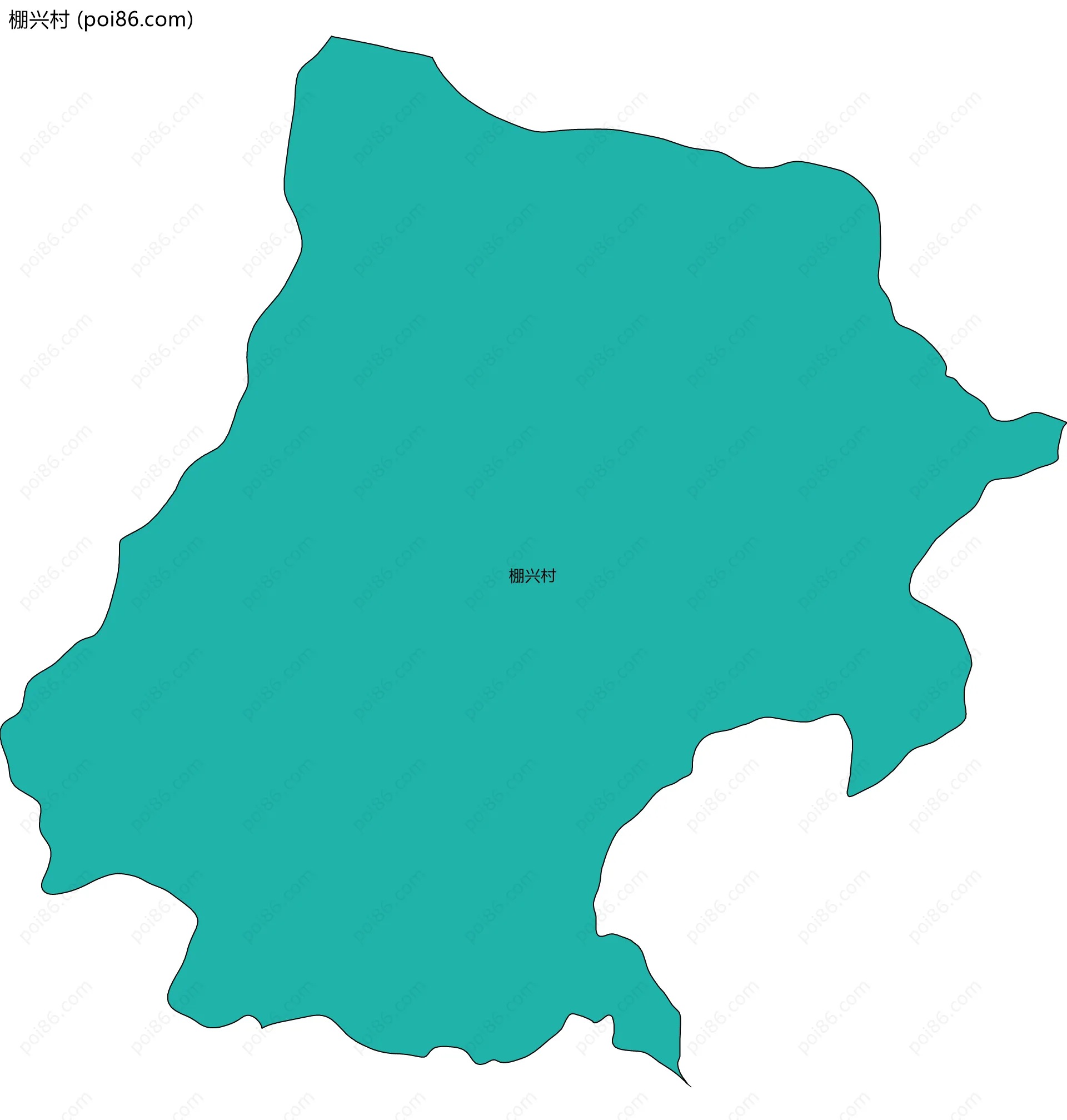 棚兴村边界地图