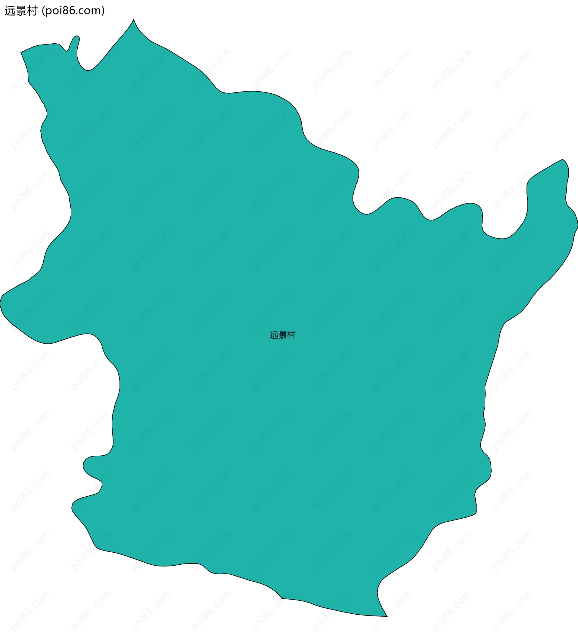 远景村边界地图