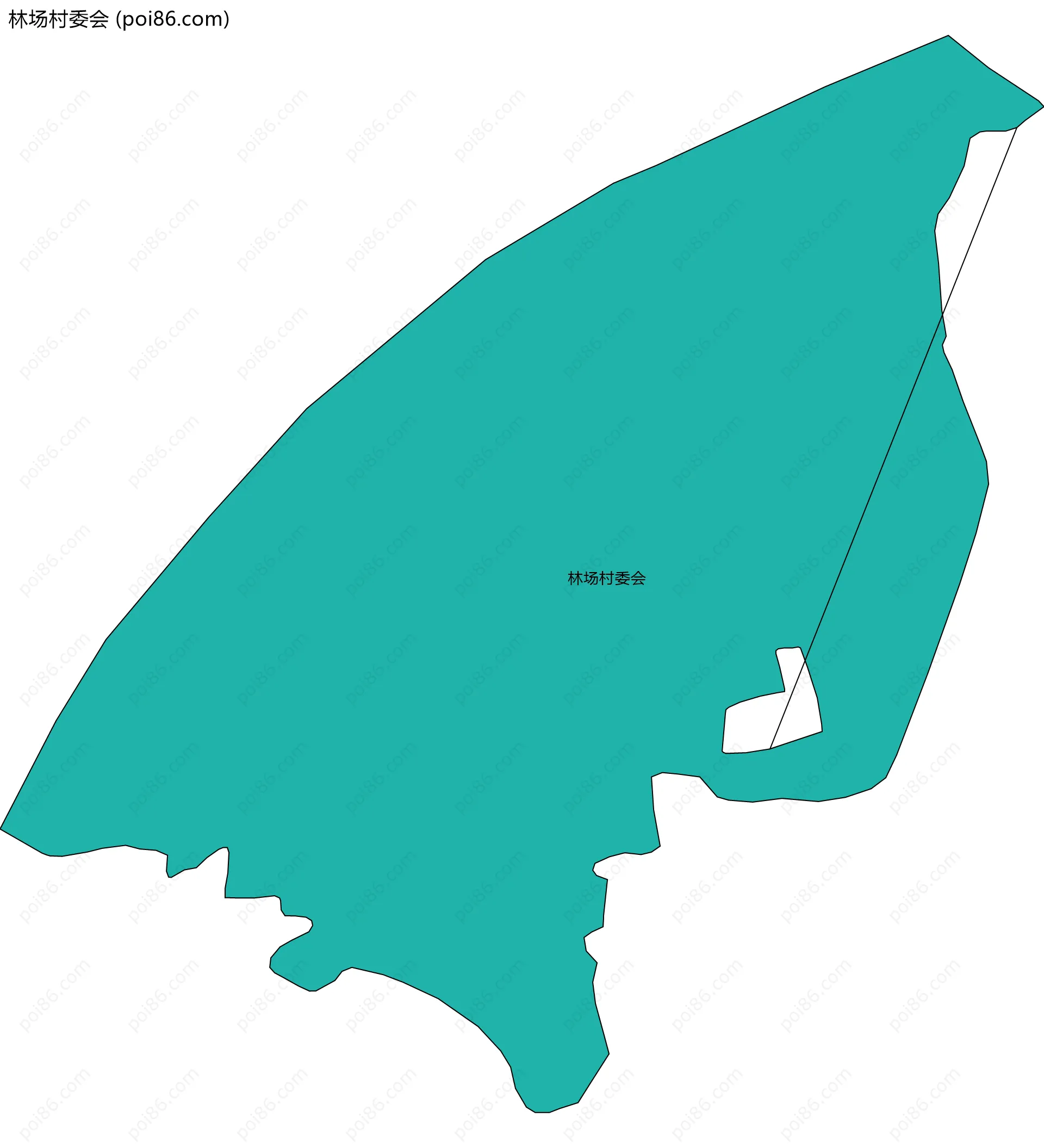 林场村委会边界地图