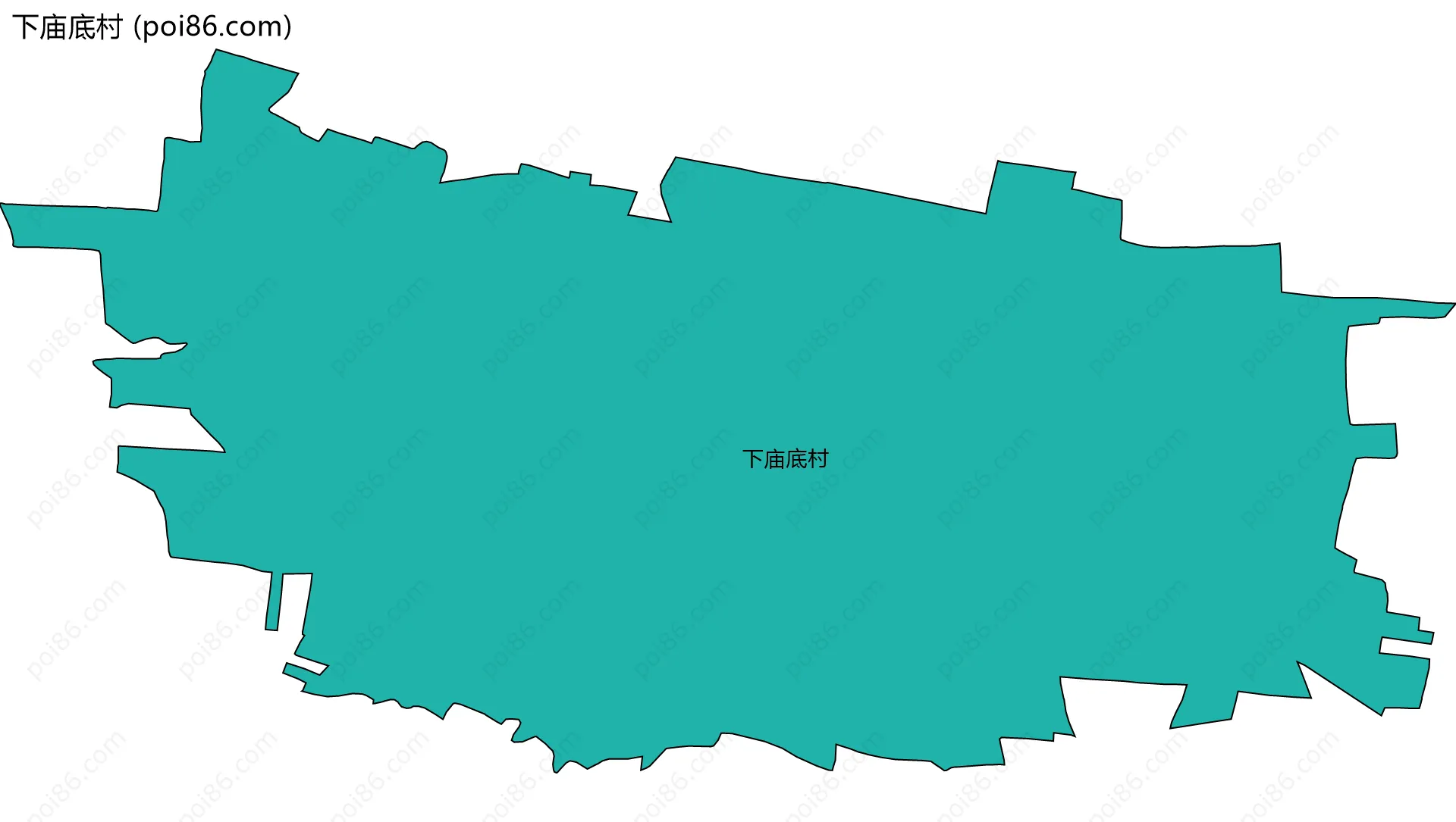 下庙底村边界地图