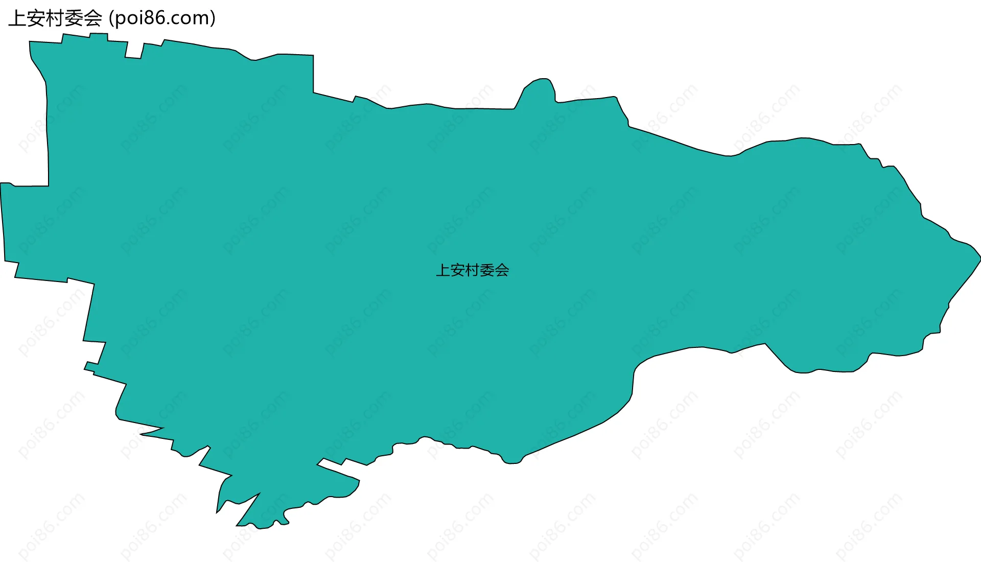 上安村委会边界地图