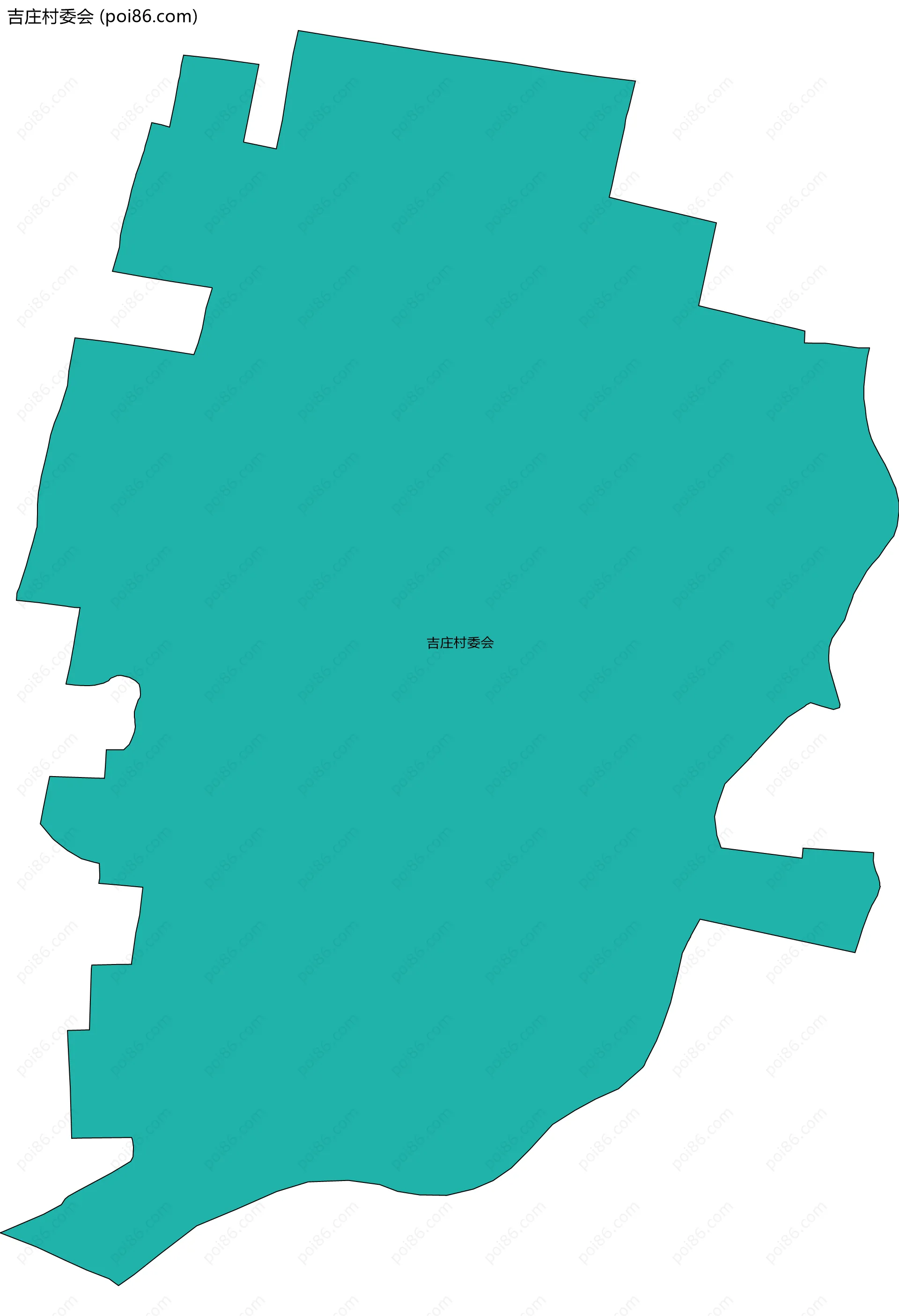 吉庄村委会边界地图