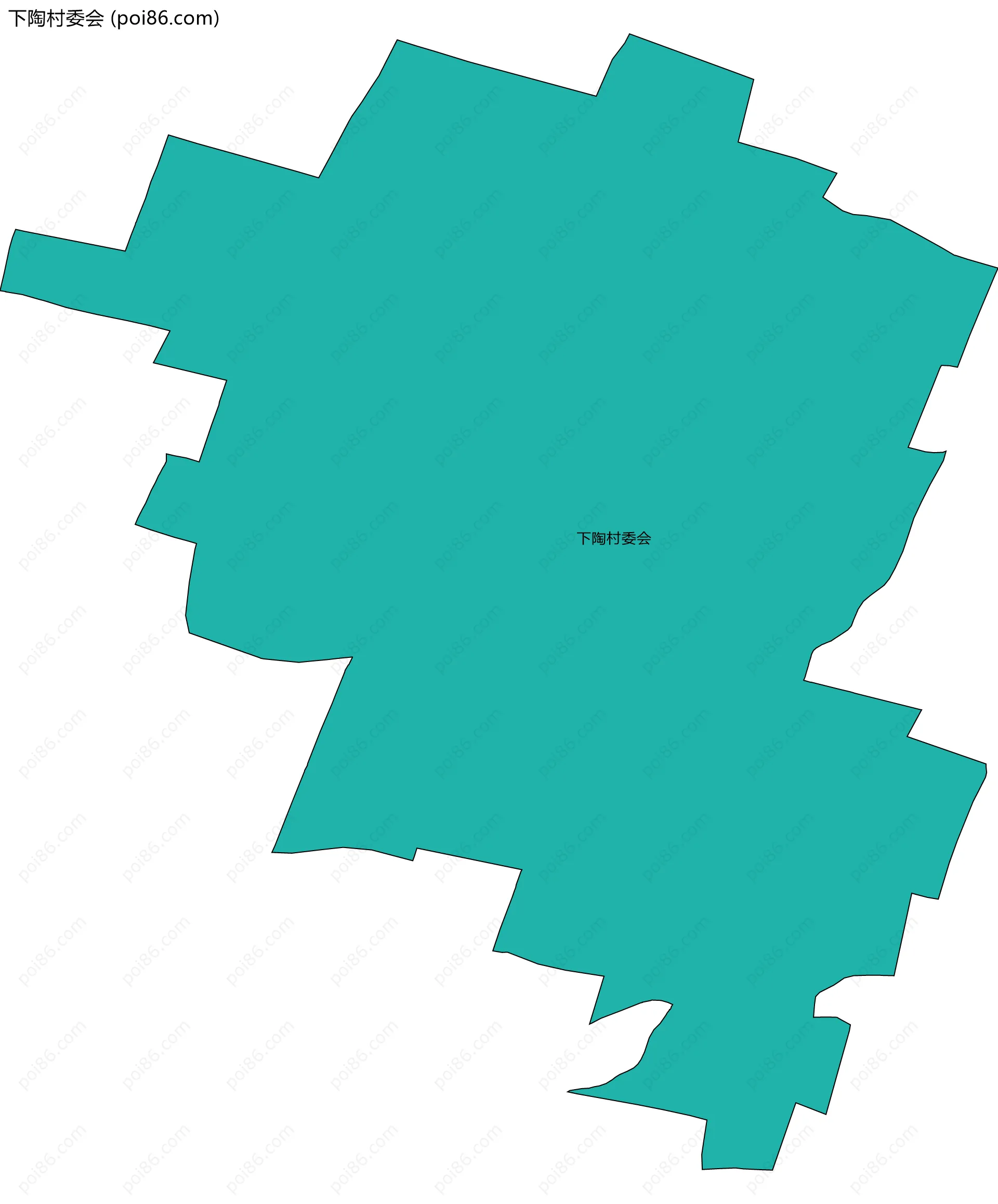 下陶村委会边界地图