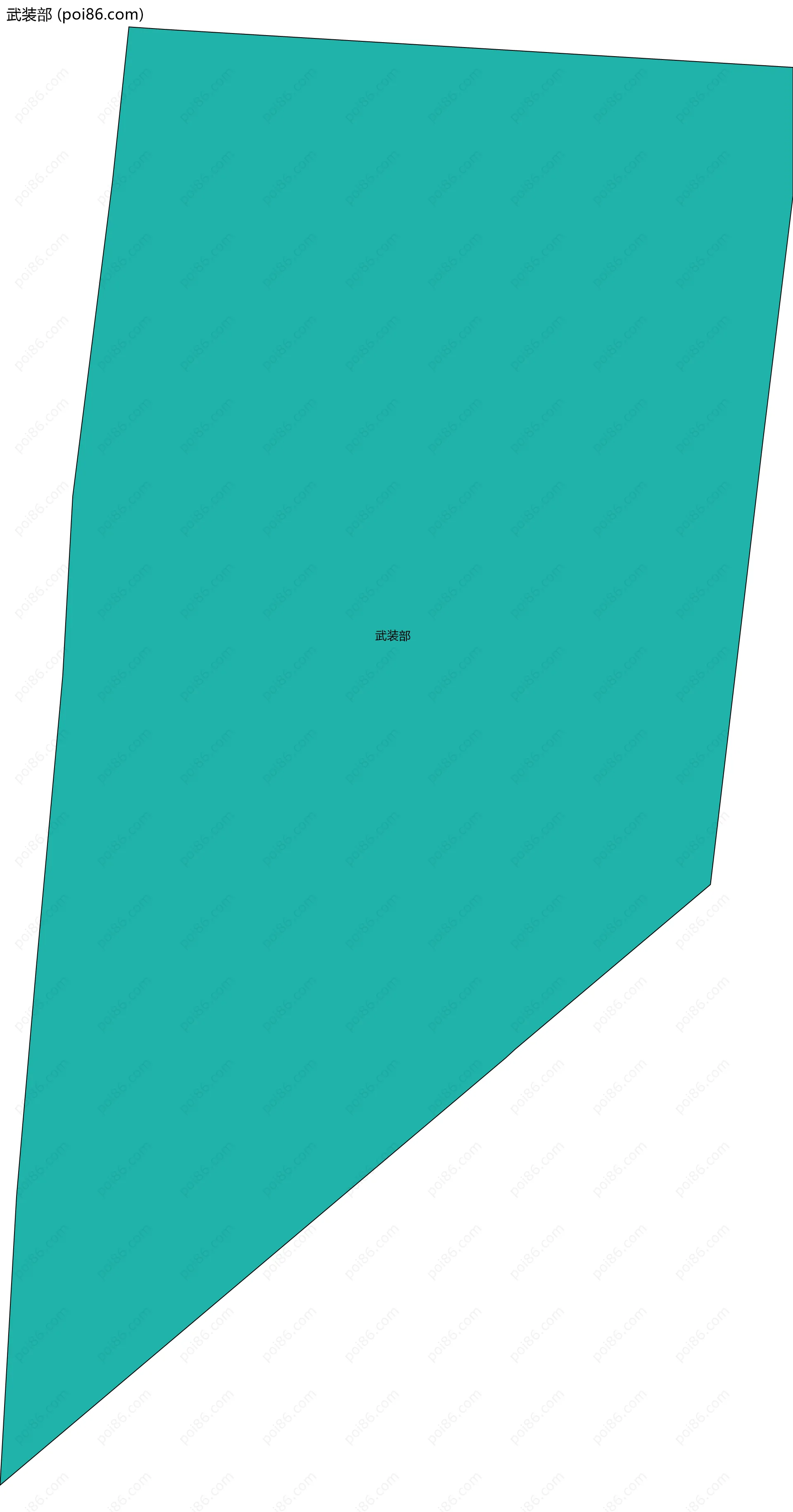 武装部边界地图(五级行政区划)