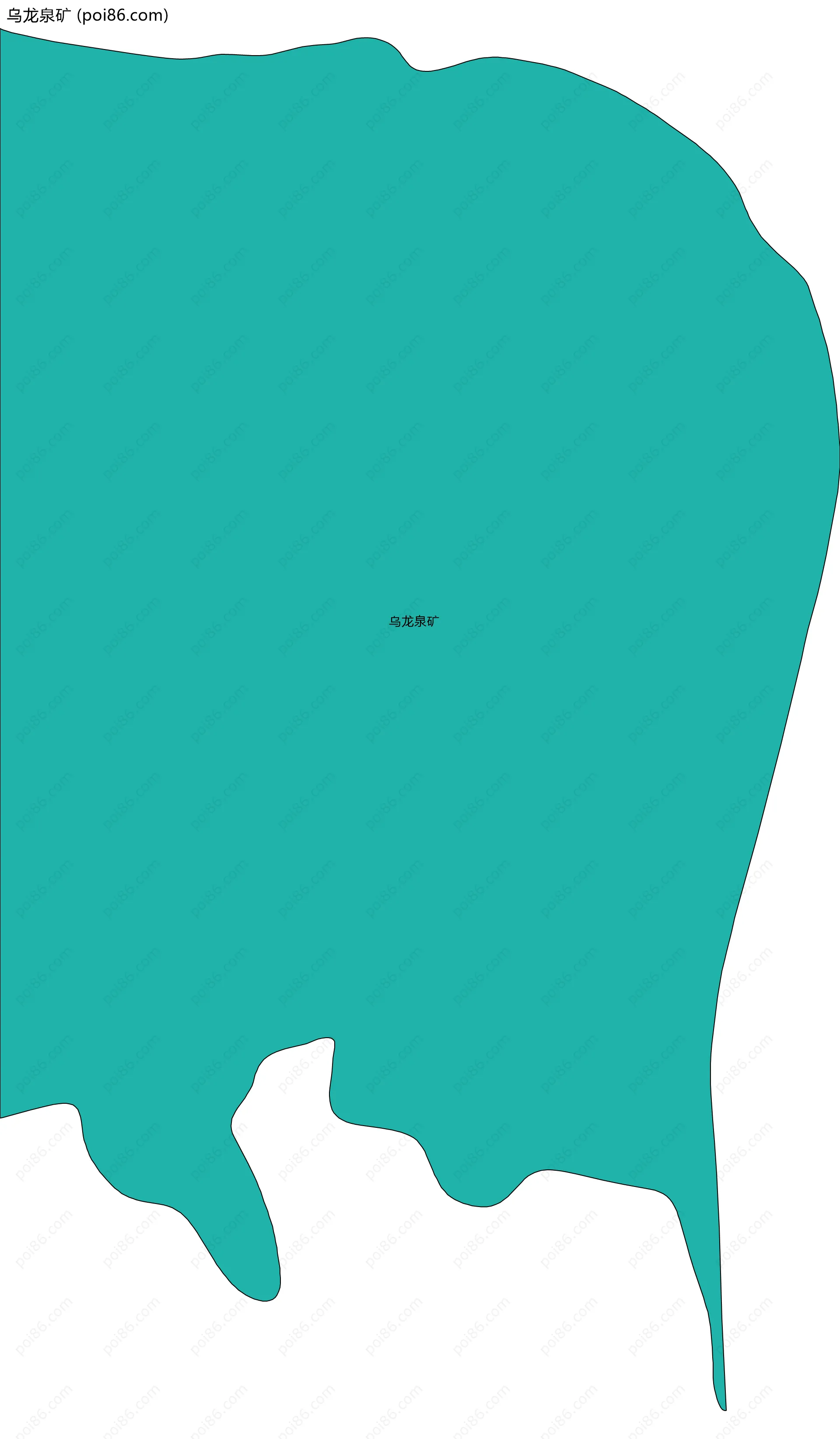 乌龙泉矿边界地图