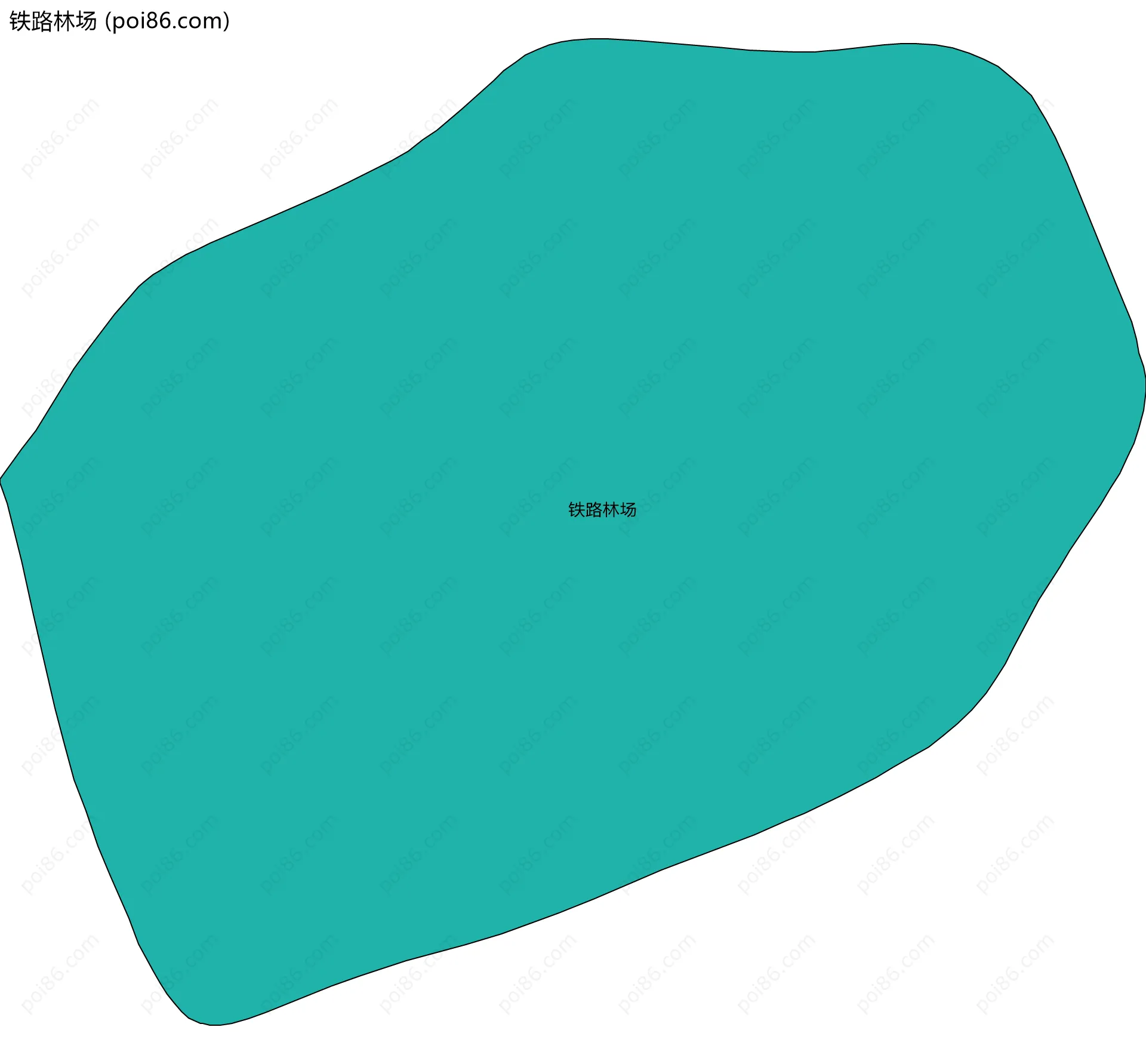 铁路林场边界地图