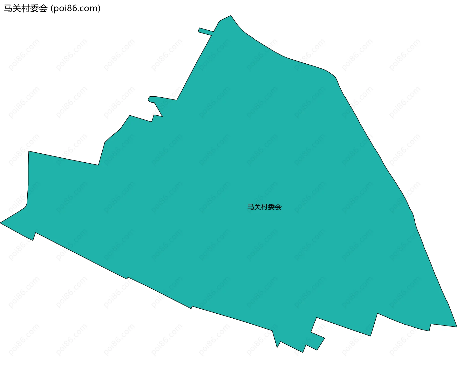 马关村委会边界地图