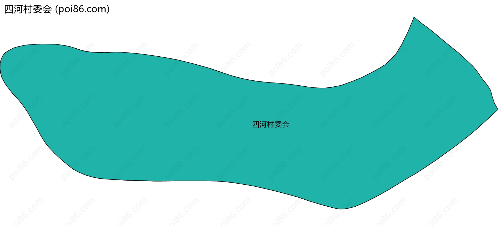 四河村委会边界地图