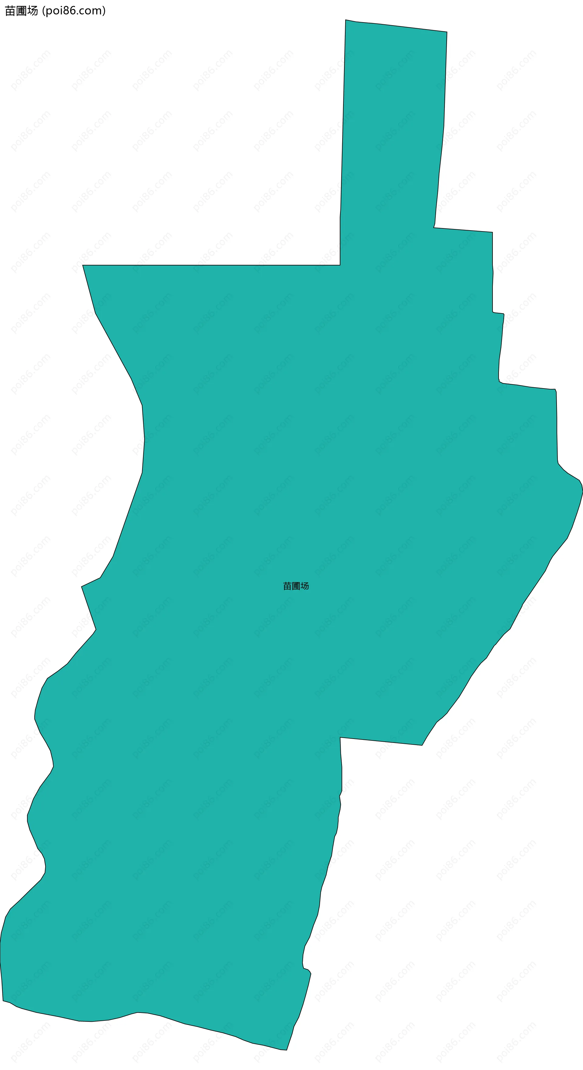 苗圃场边界地图