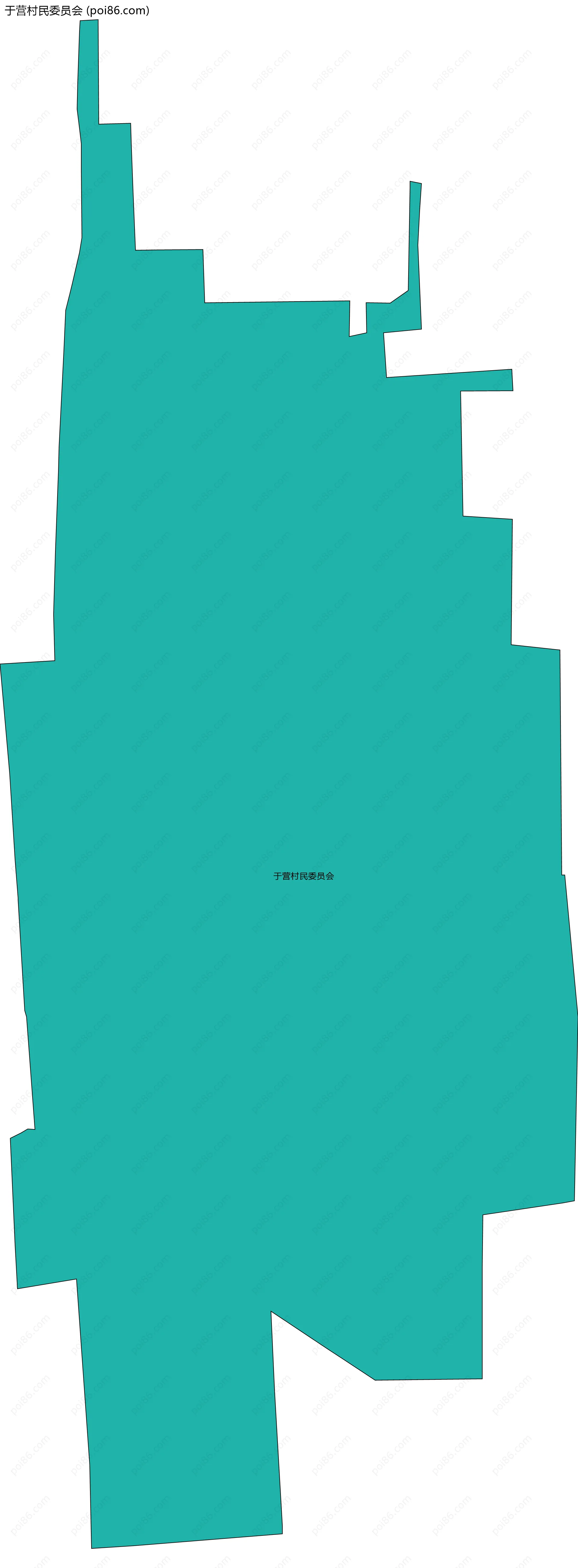 于营村民委员会边界地图