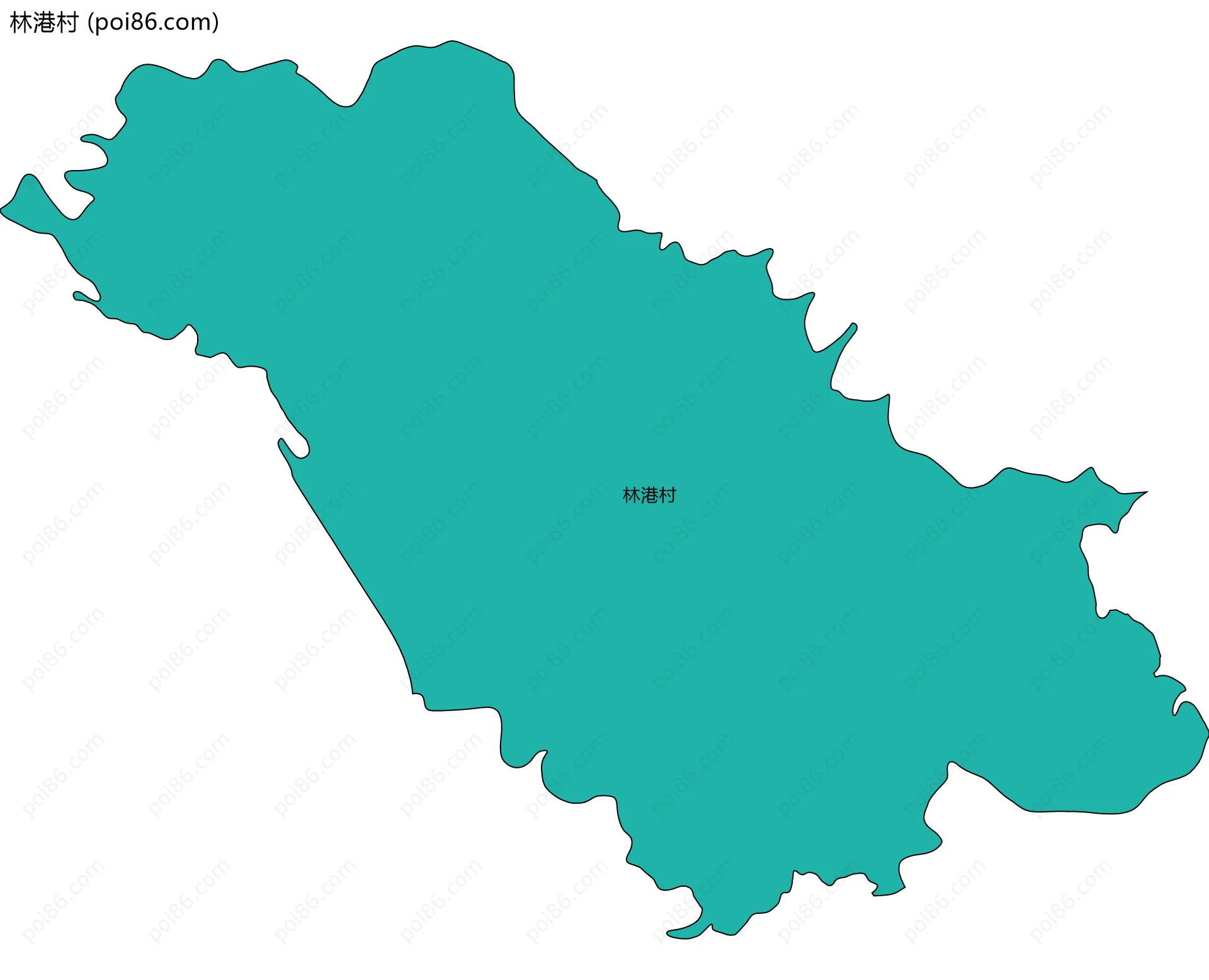 林港村边界地图