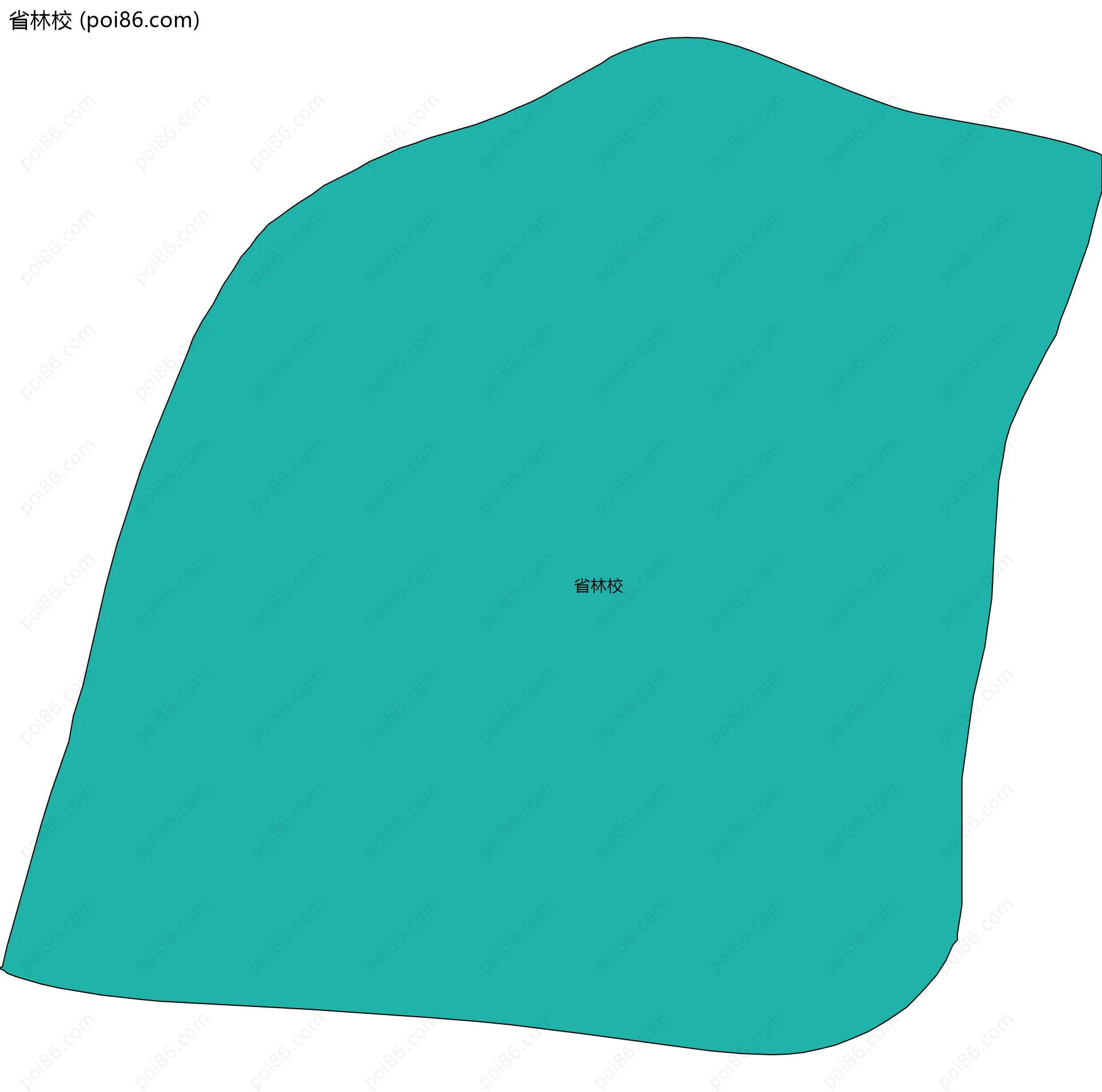 省林校边界地图