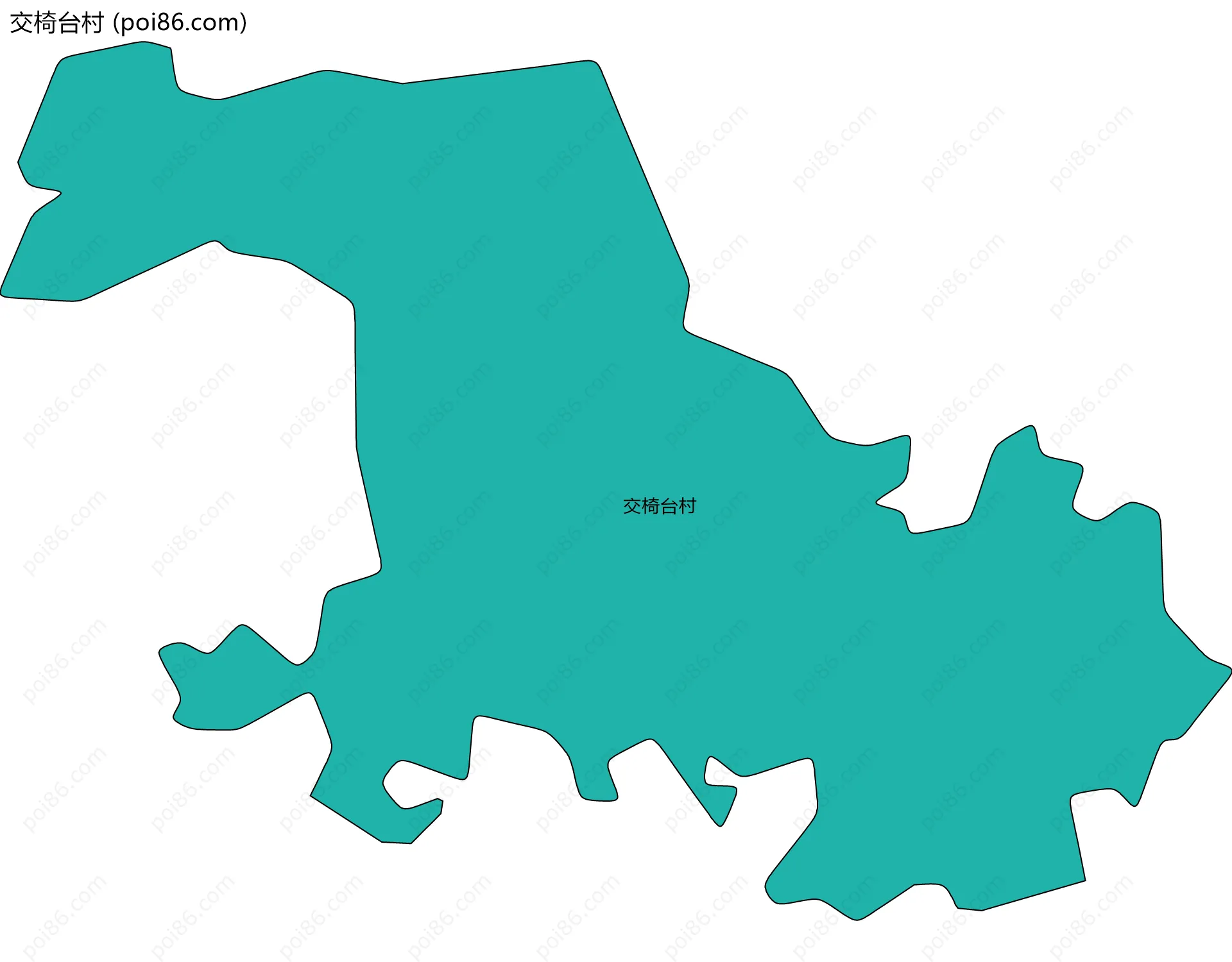 交椅台村边界地图
