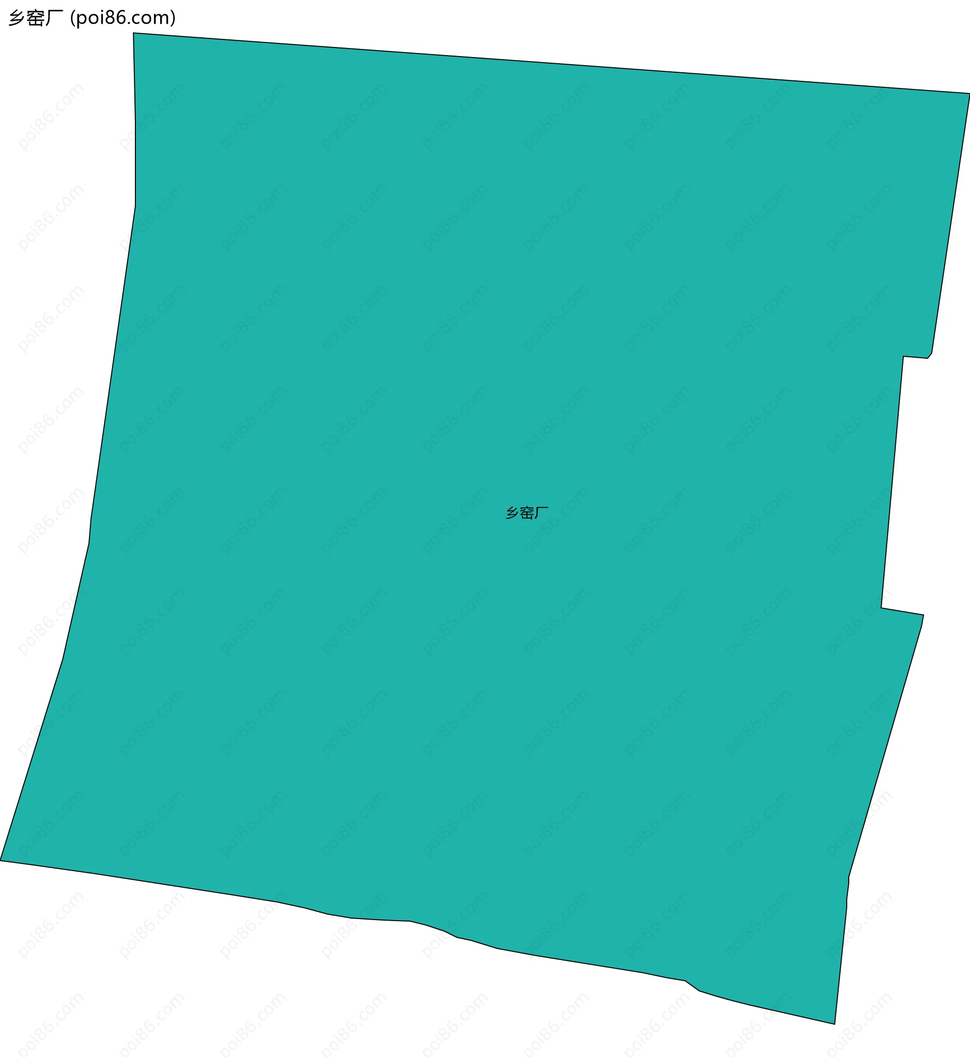 乡窑厂边界地图