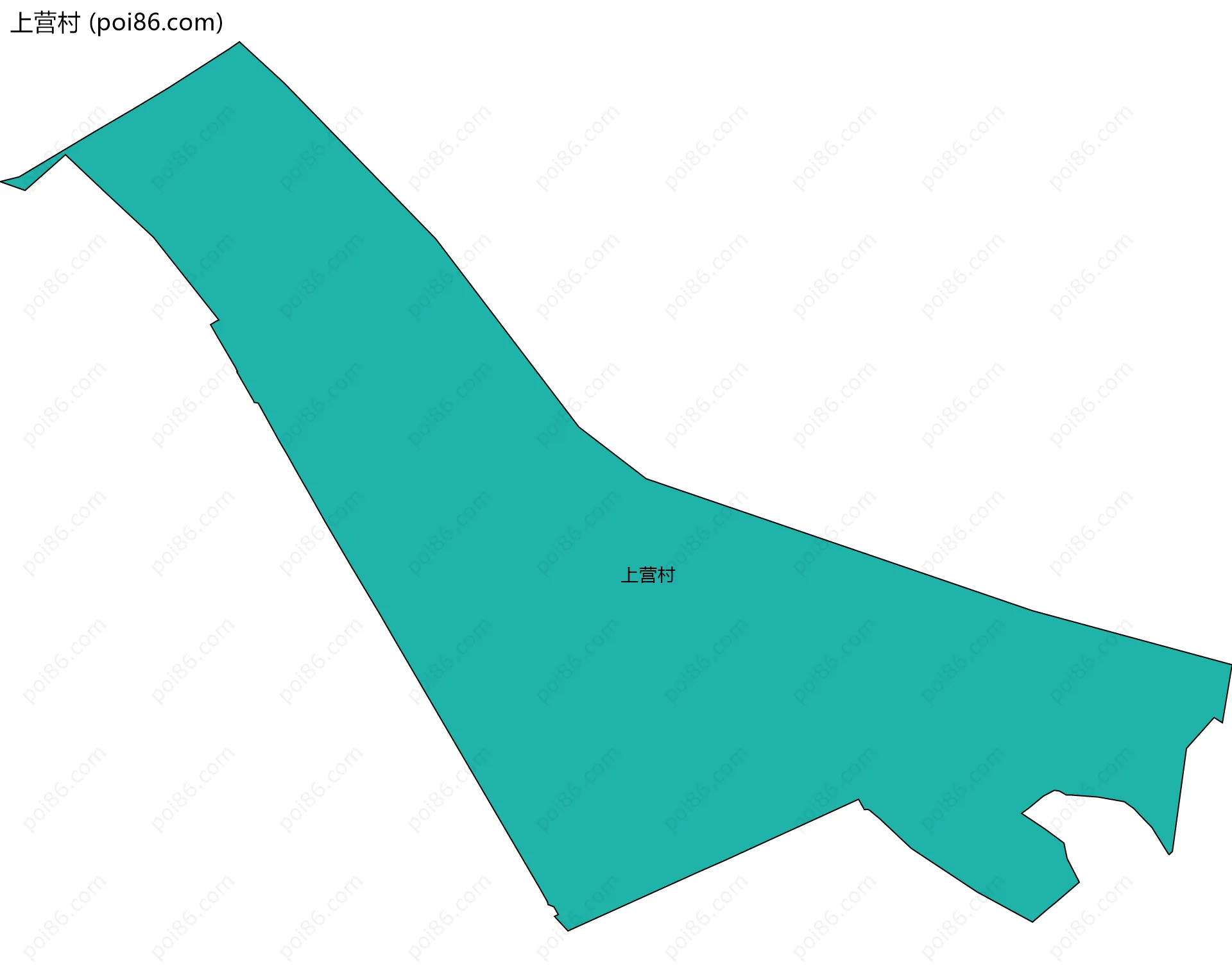 上营村边界地图
