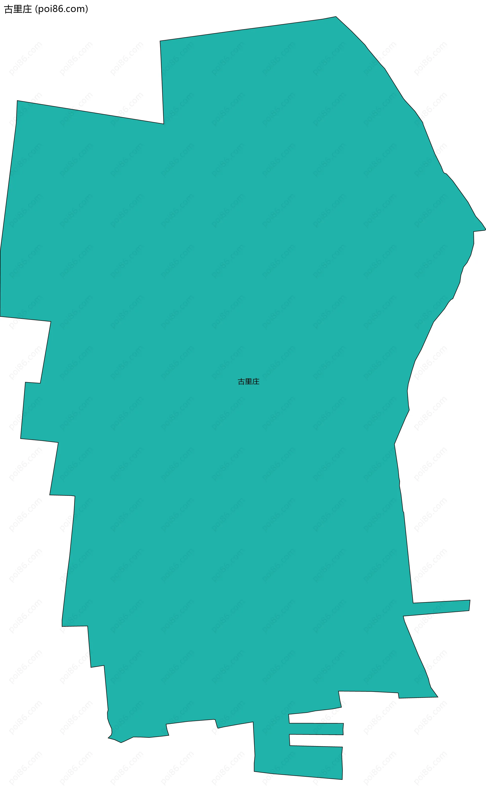 古里庄边界地图