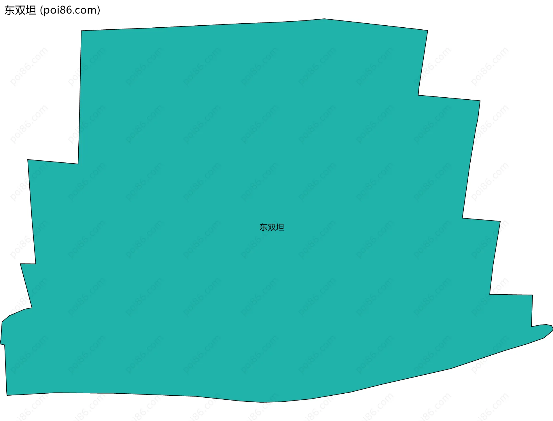 东双坦边界地图