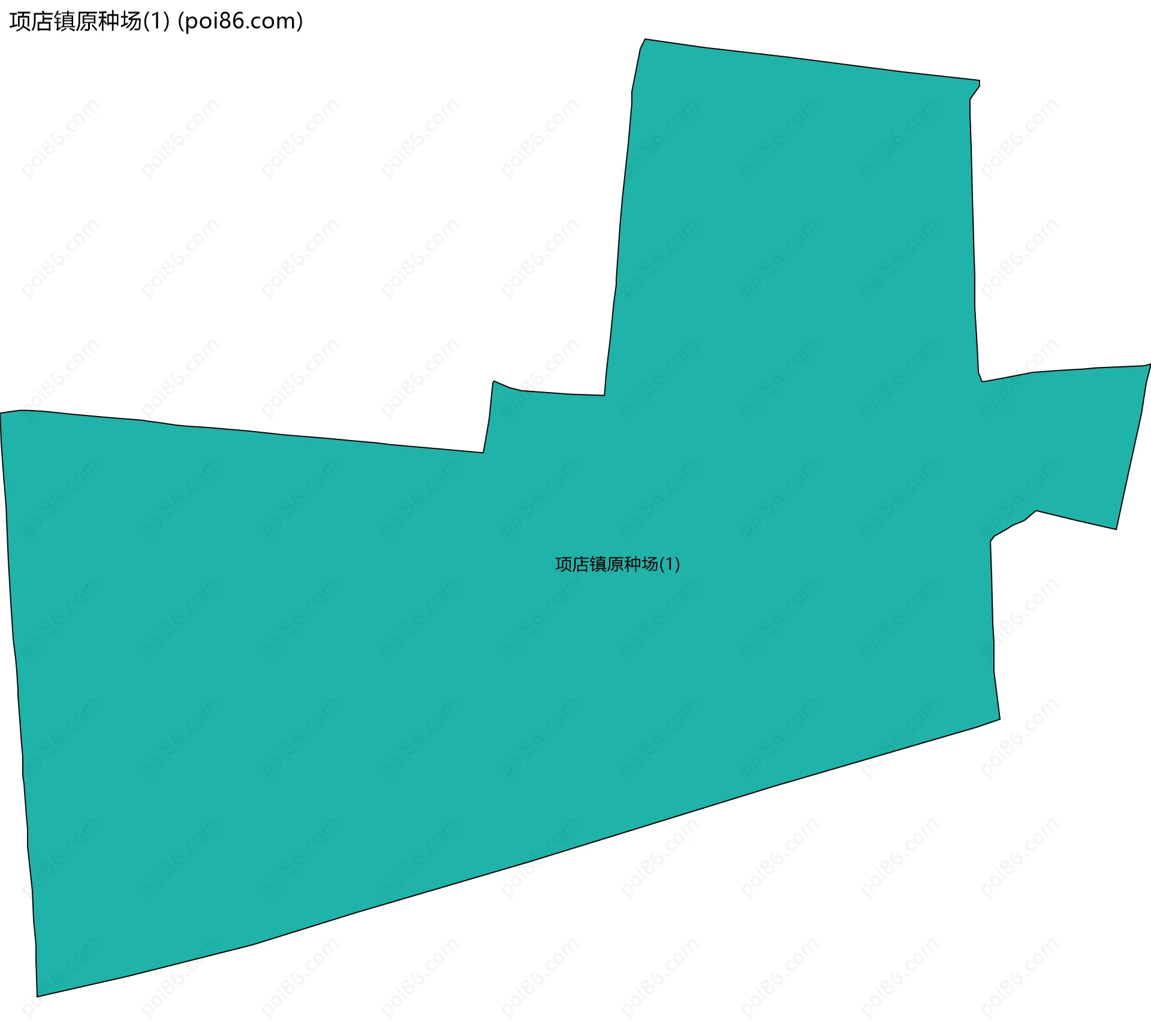项店镇原种场(1)边界地图