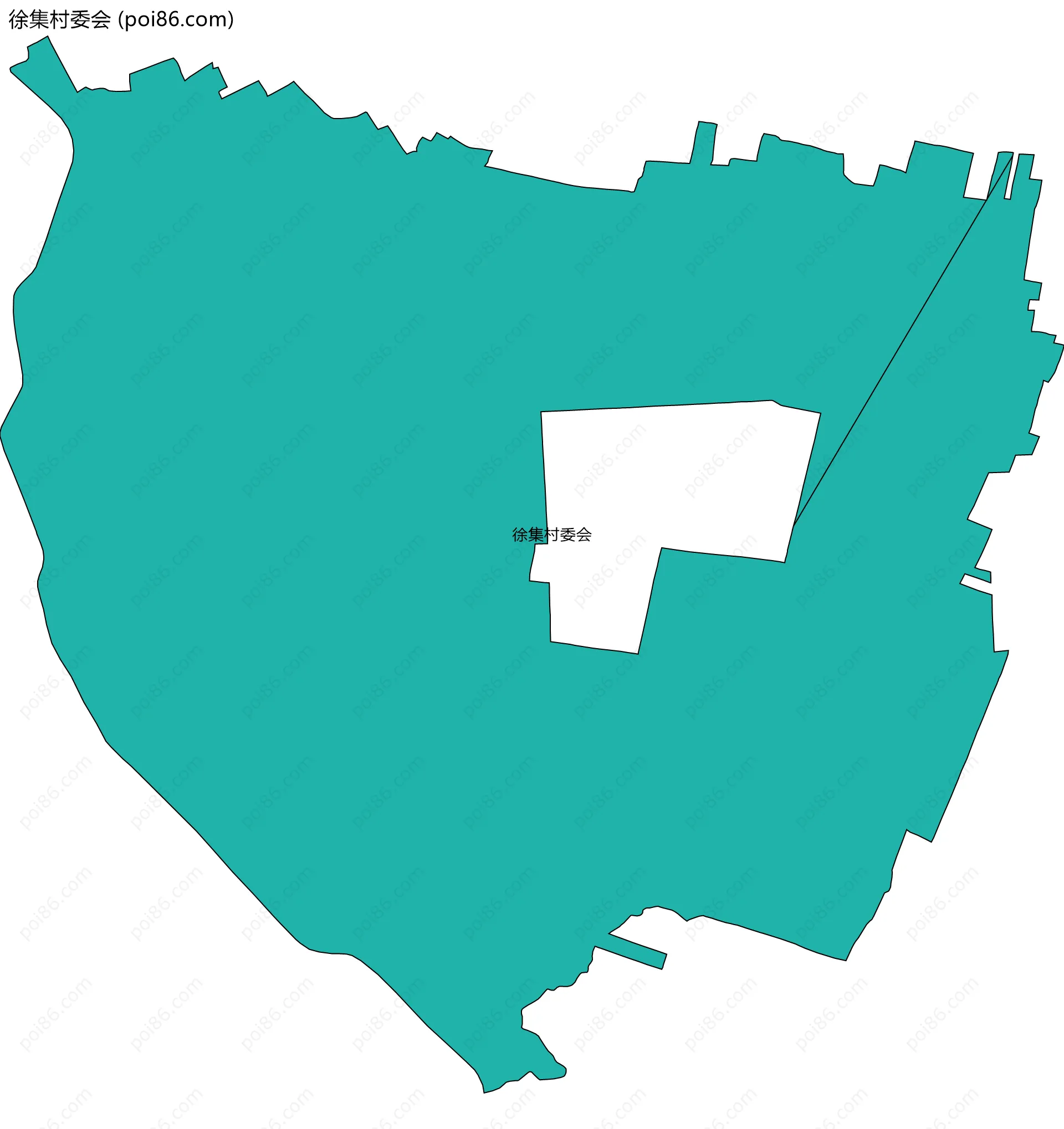 徐集村委会边界地图