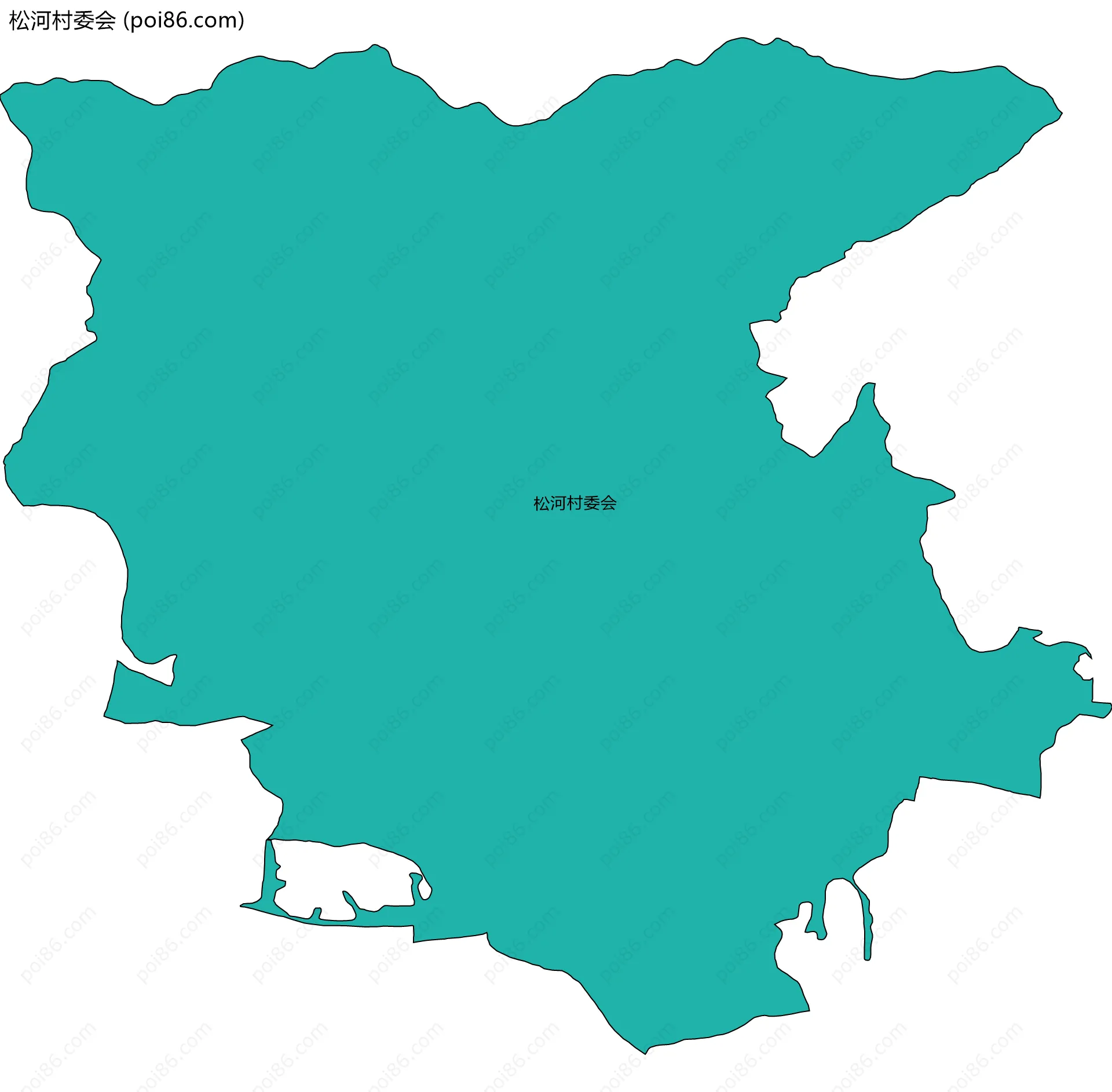 松河村委会边界地图