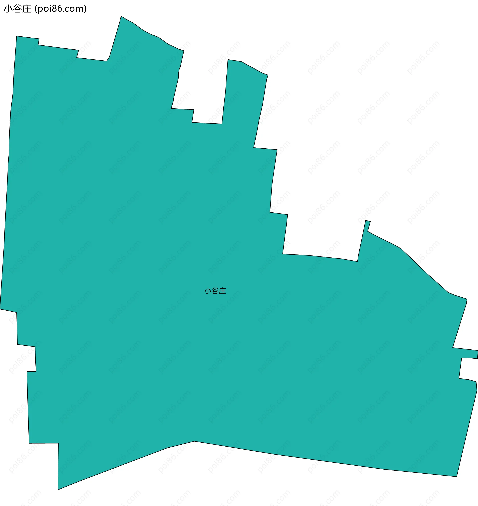 小谷庄边界地图