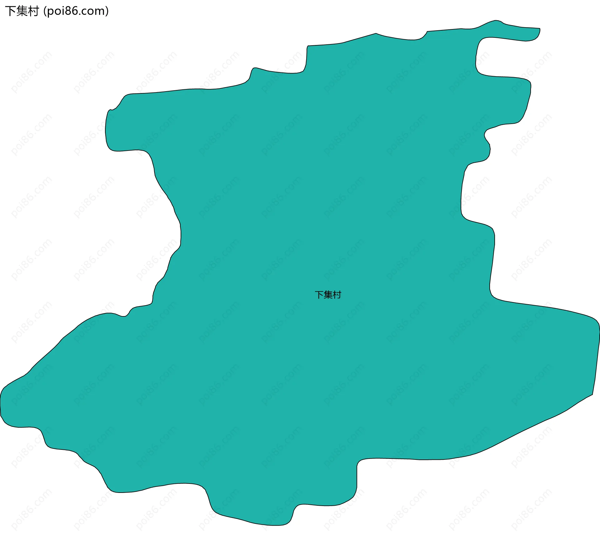 下集村边界地图