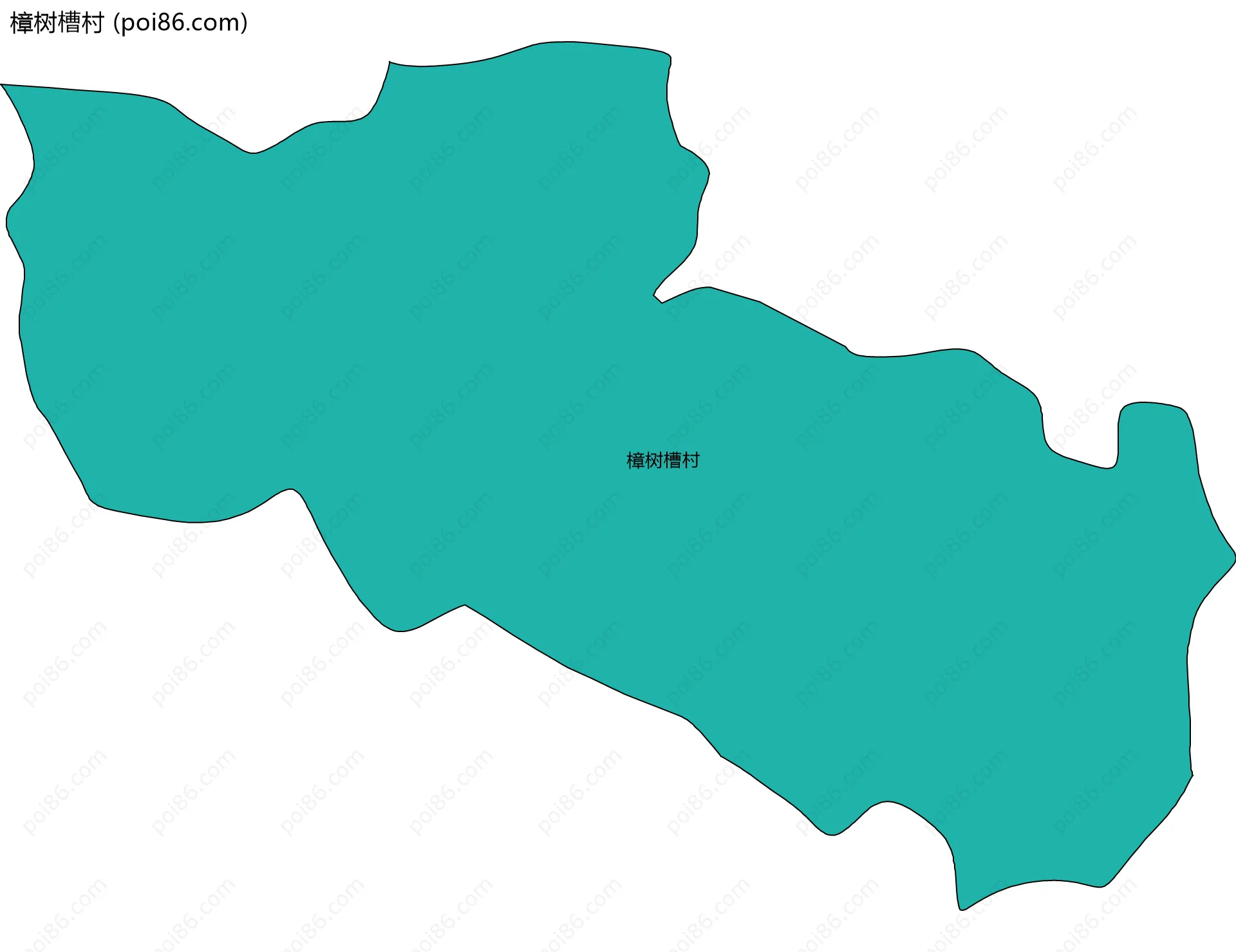 樟树槽村边界地图