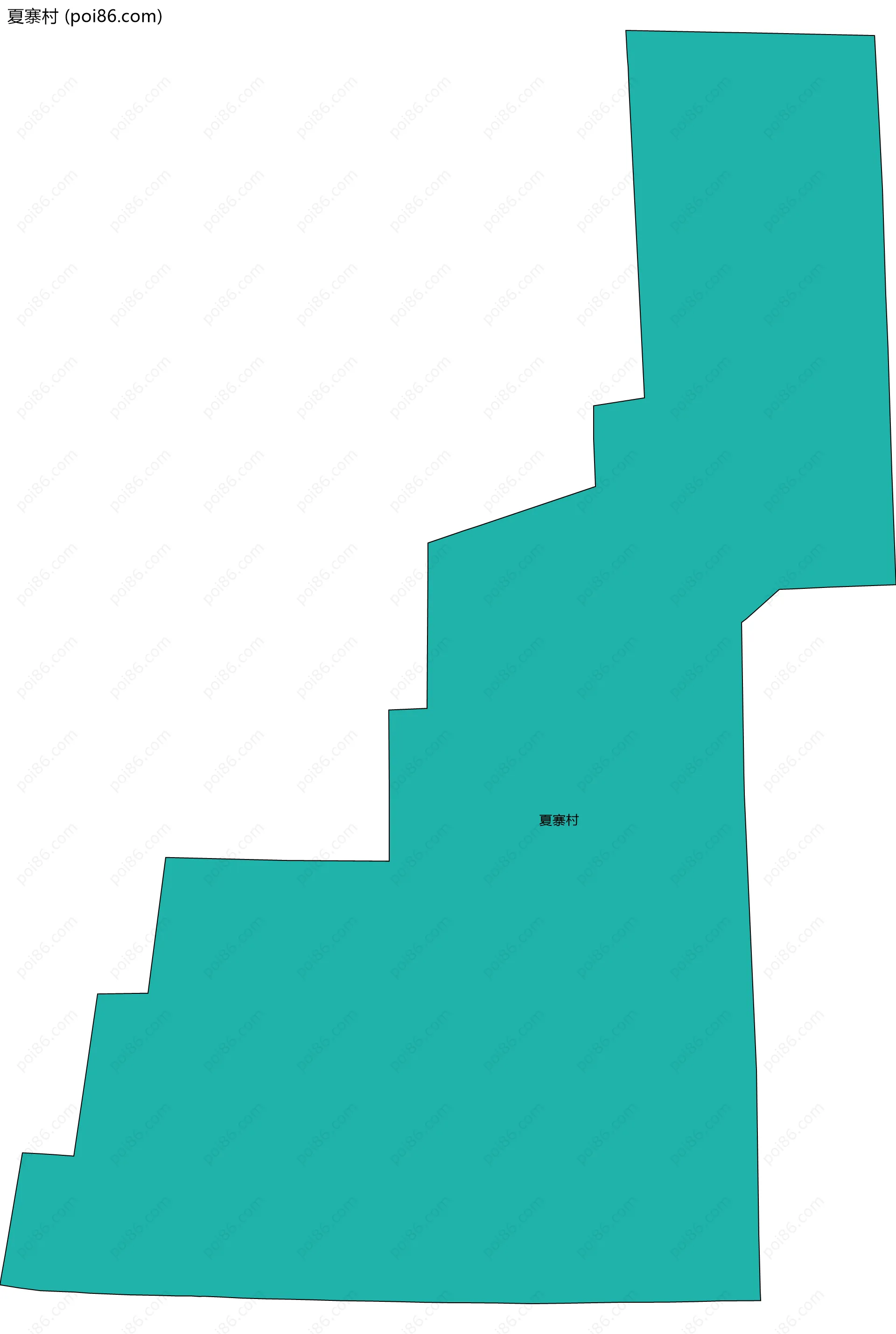 夏寨村边界地图