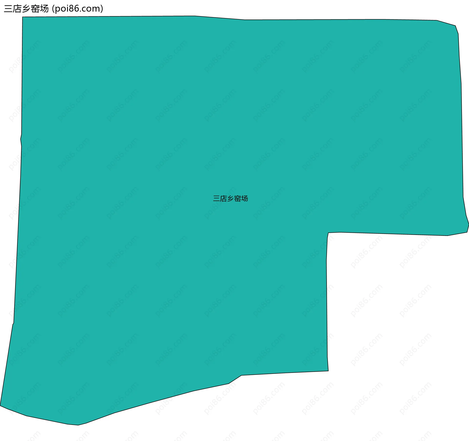 三店乡窑场边界地图