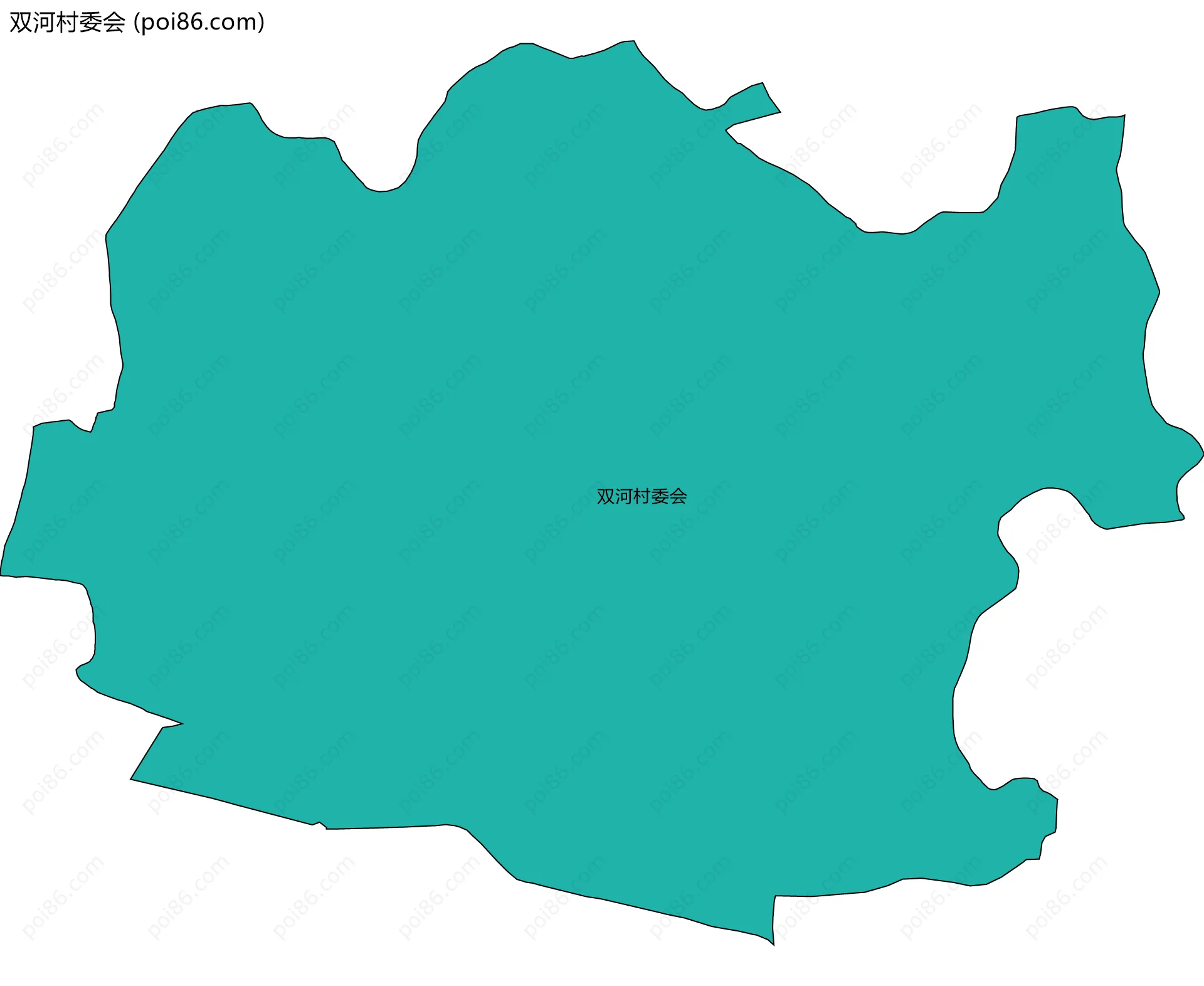 双河村委会边界地图