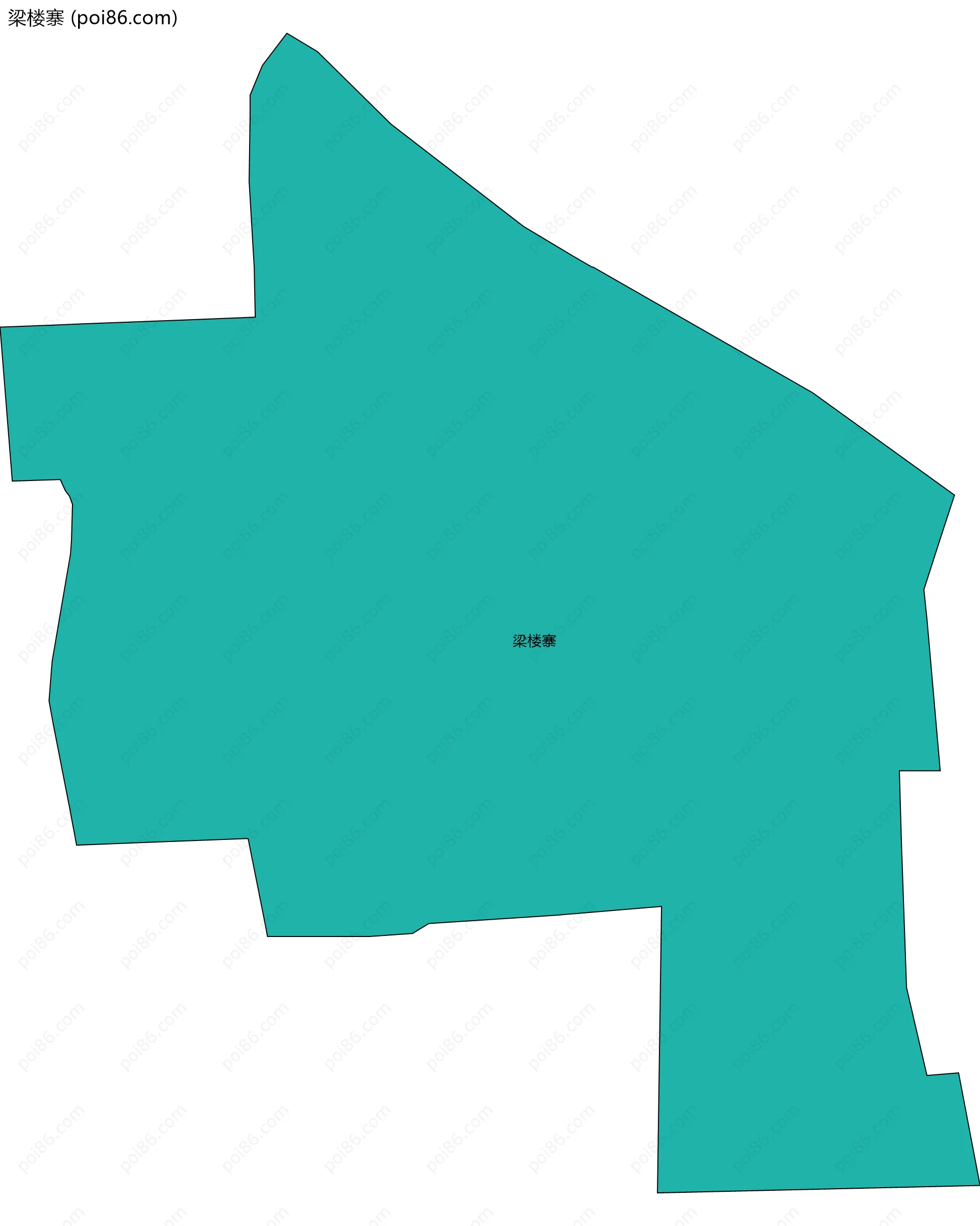 梁楼寨边界地图