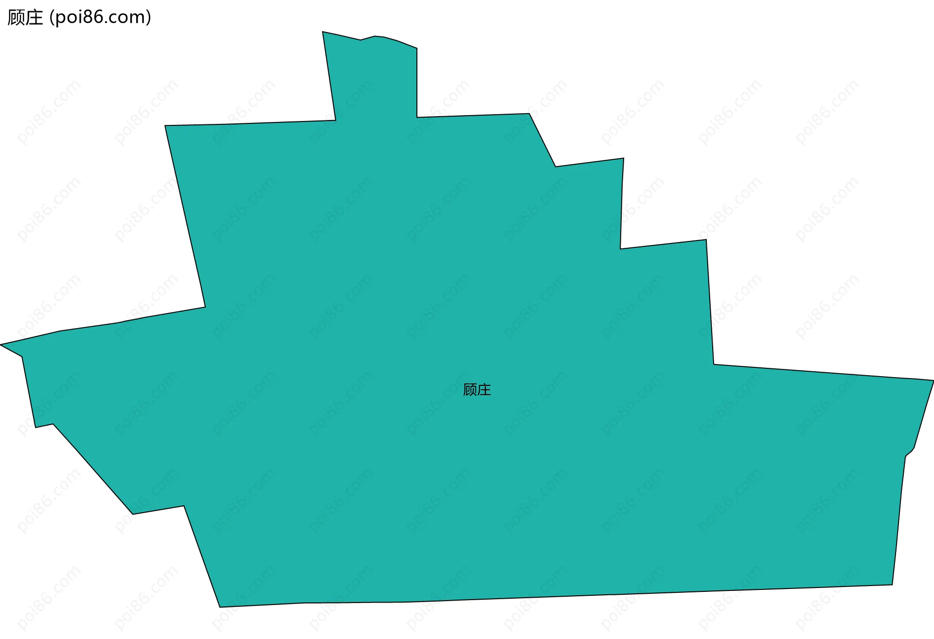顾庄边界地图