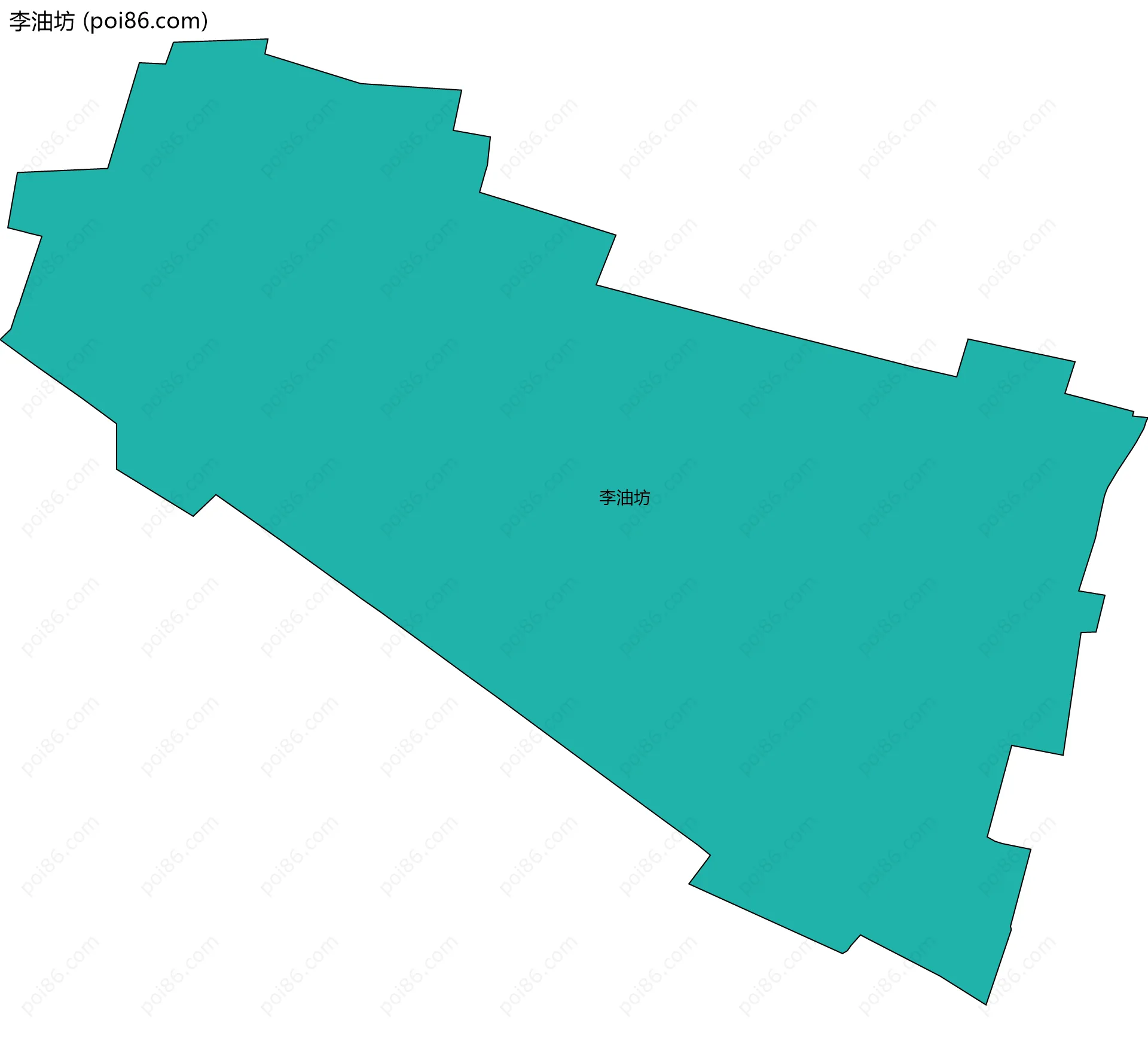 李油坊边界地图
