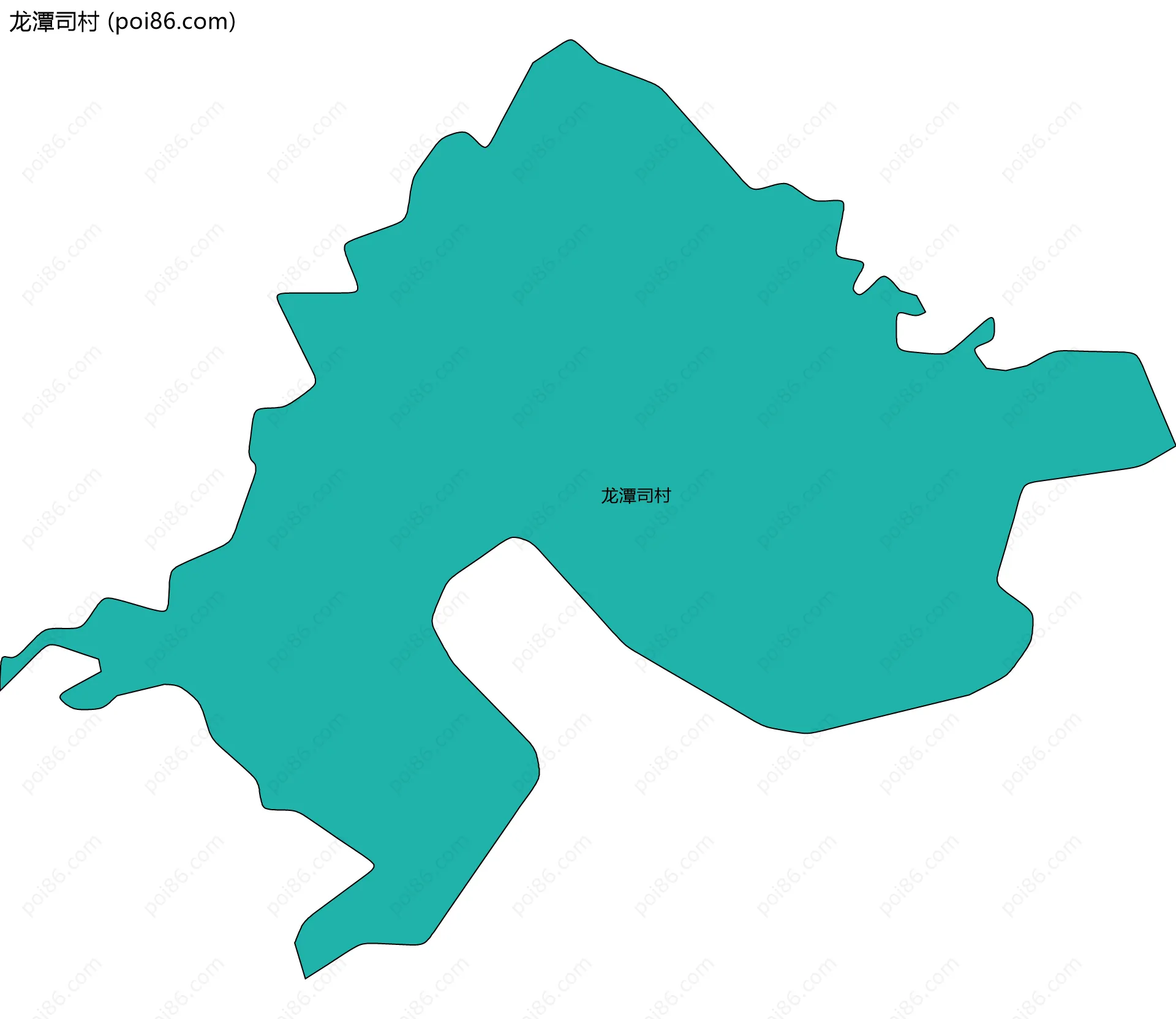 龙潭司村边界地图