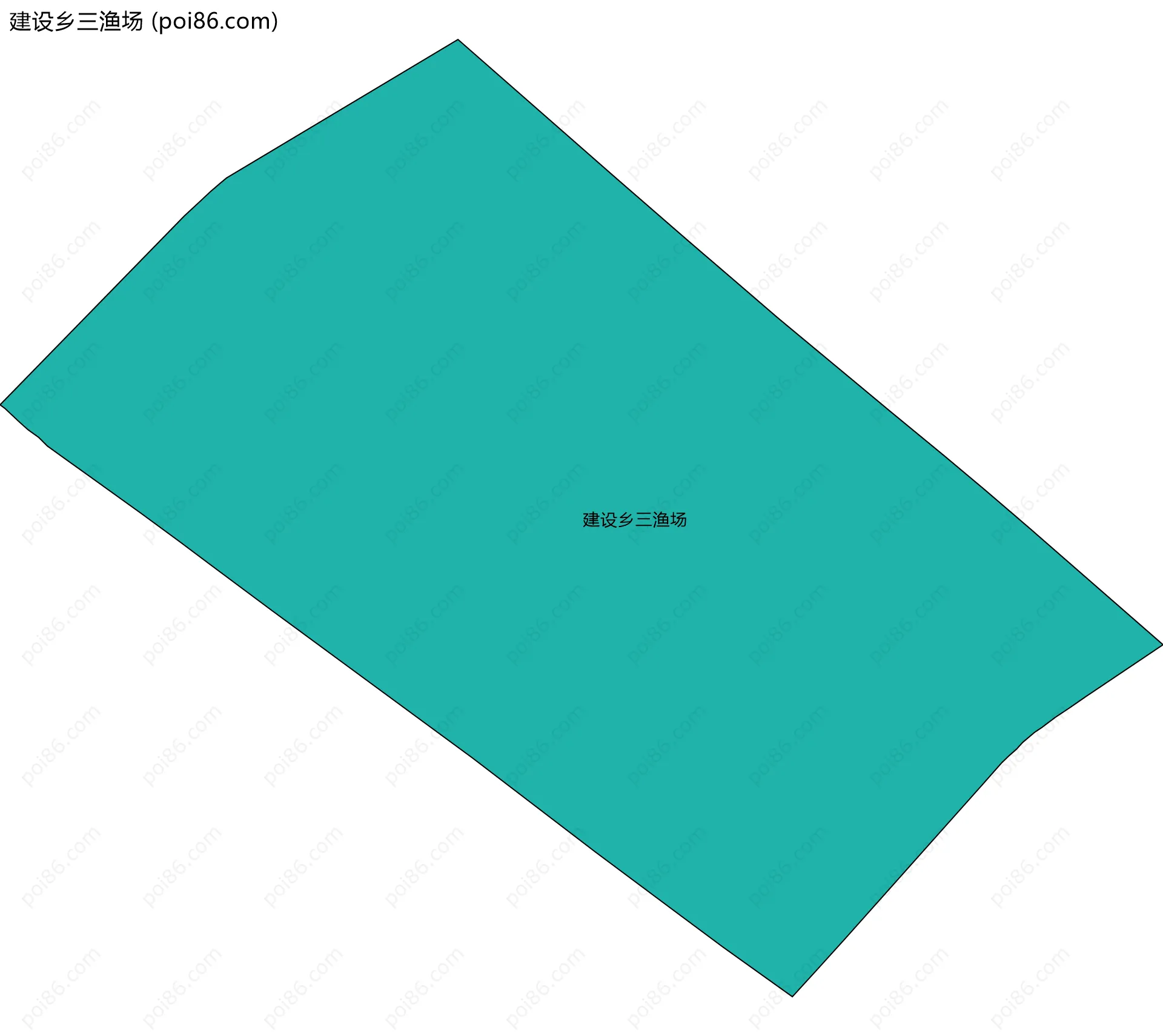 建设乡三渔场边界地图