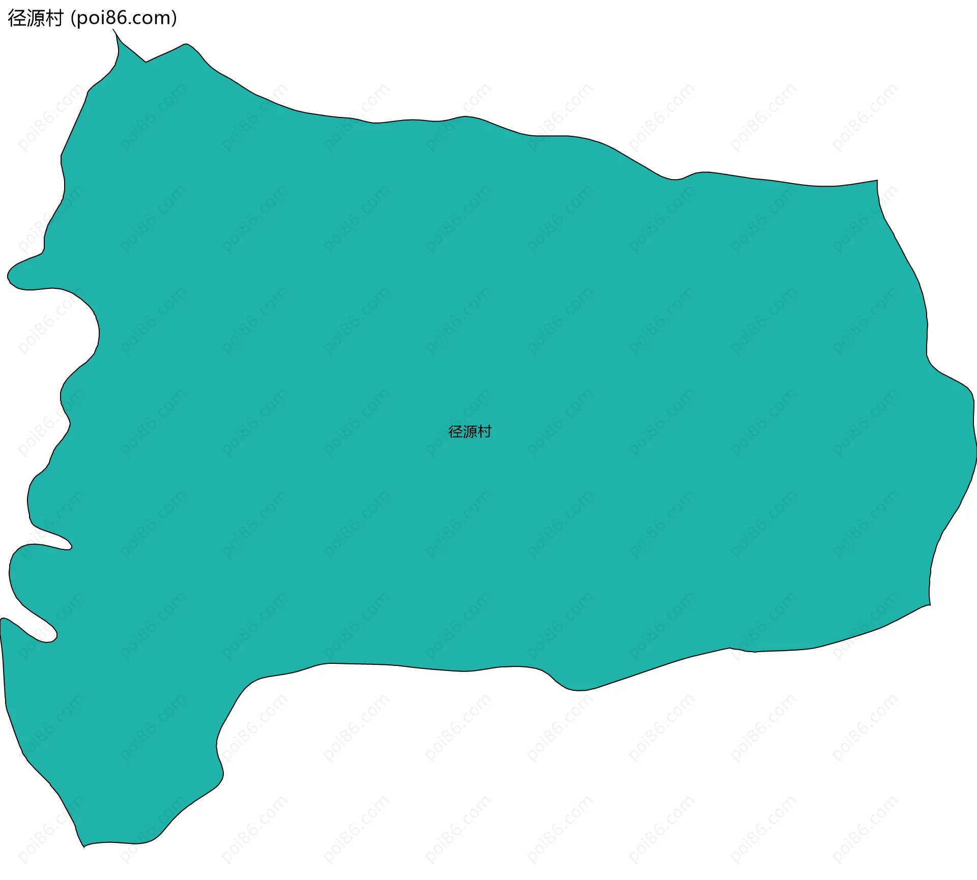 径源村边界地图