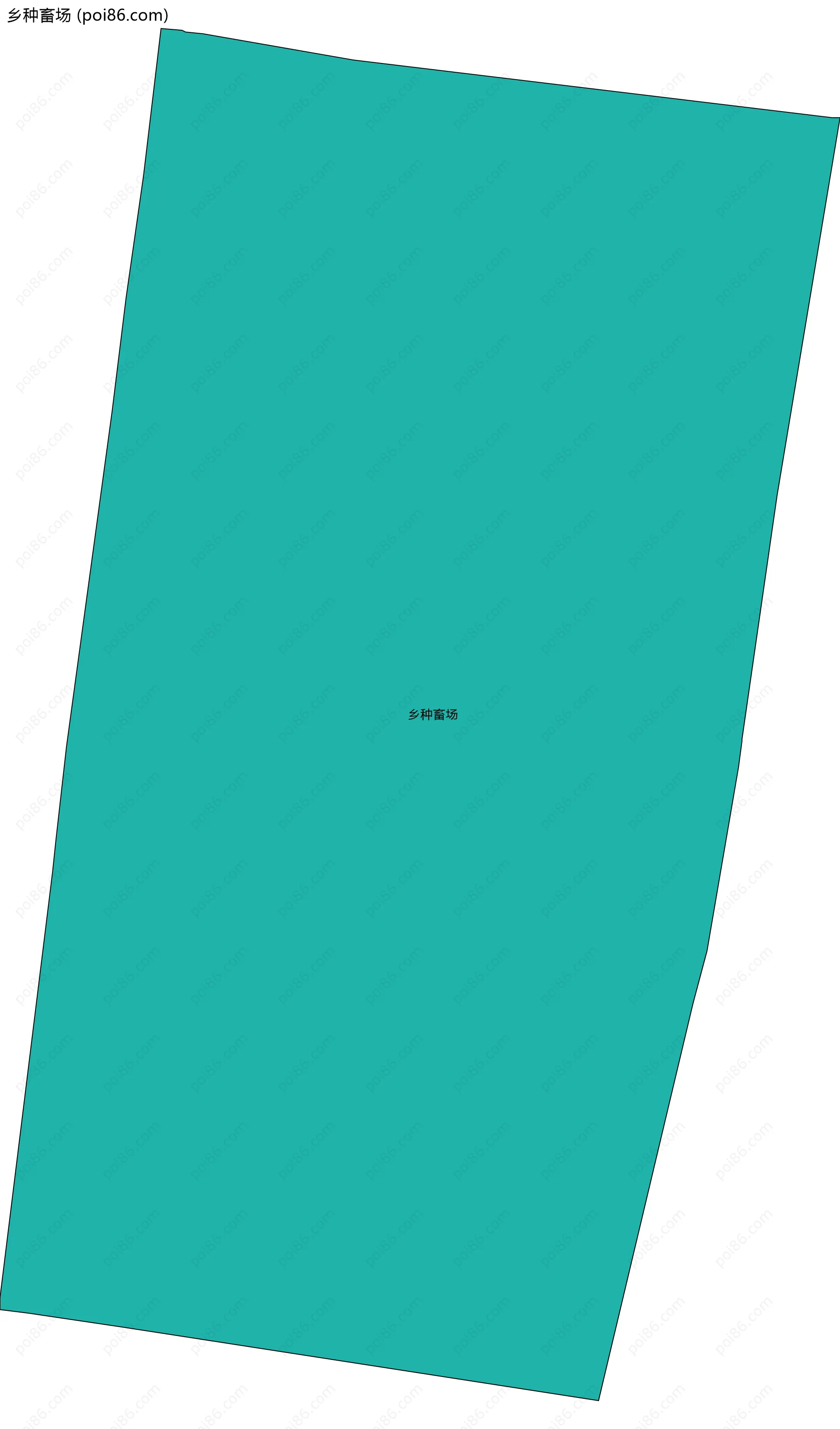 乡种畜场边界地图