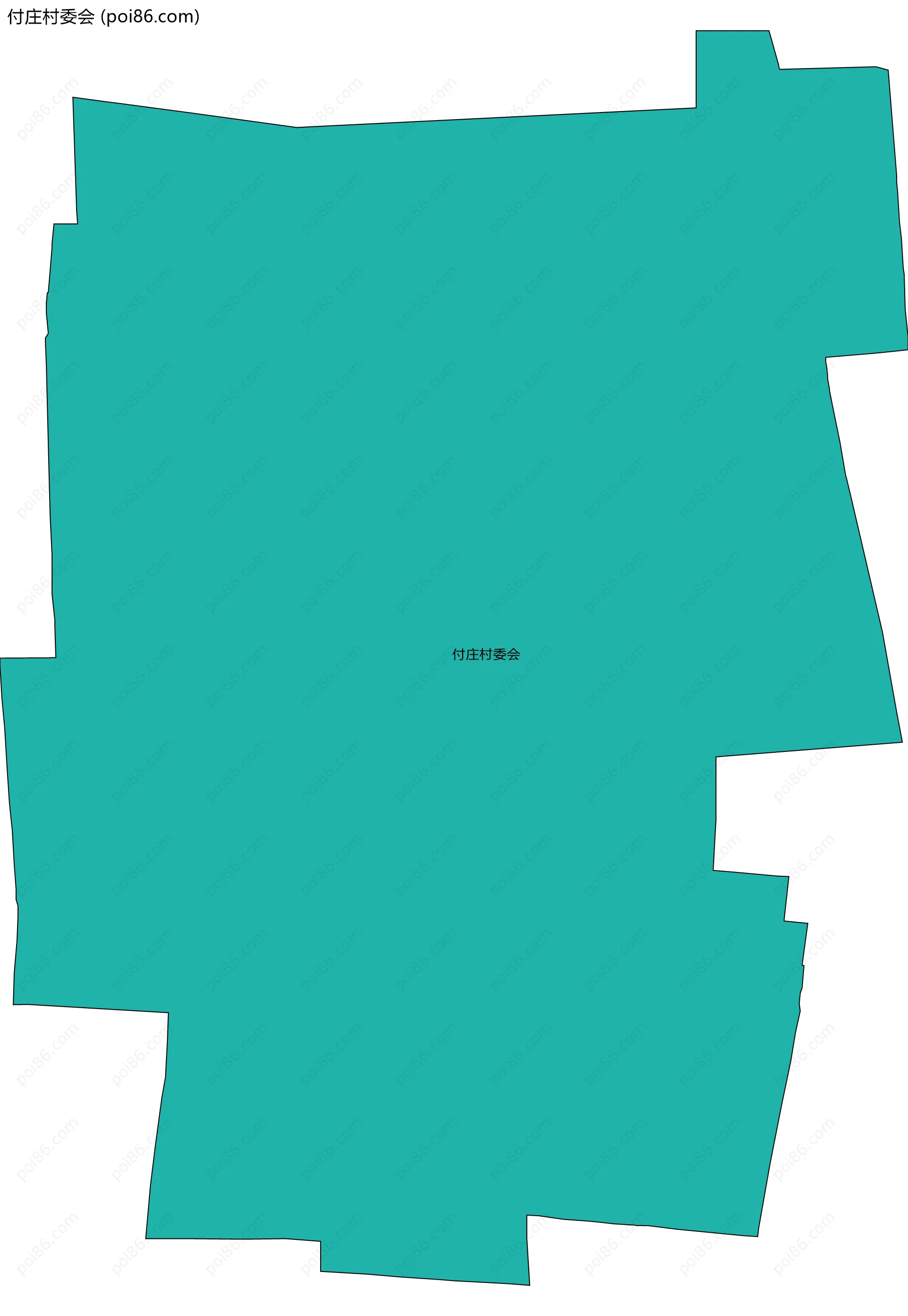 付庄村委会边界地图