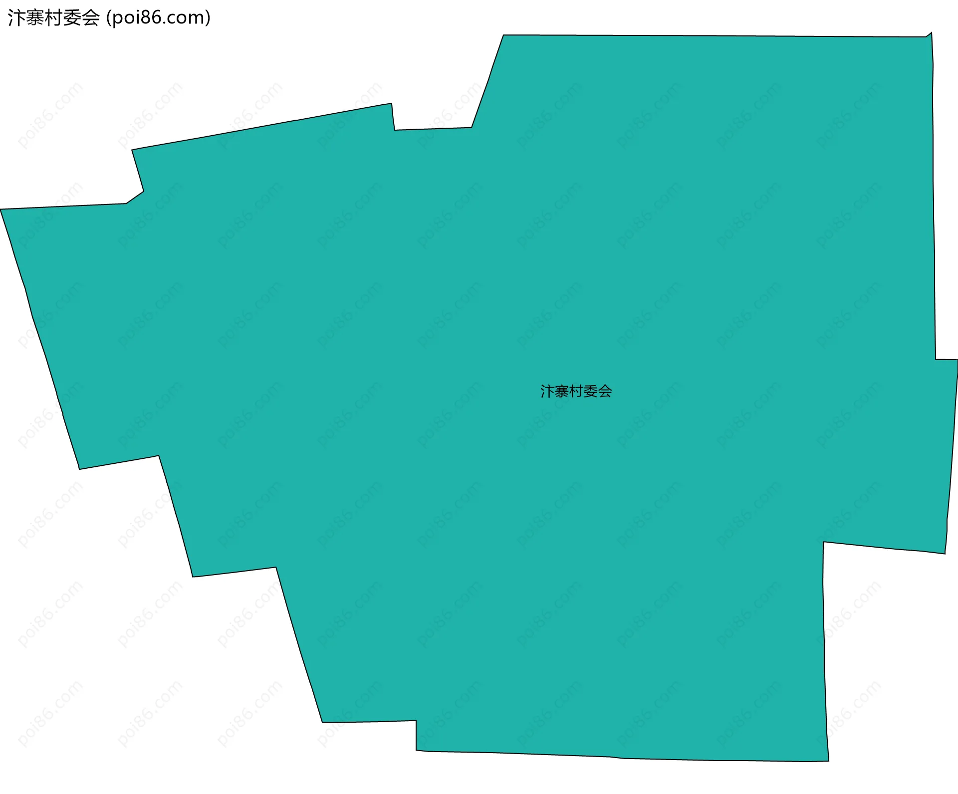 汴寨村委会边界地图