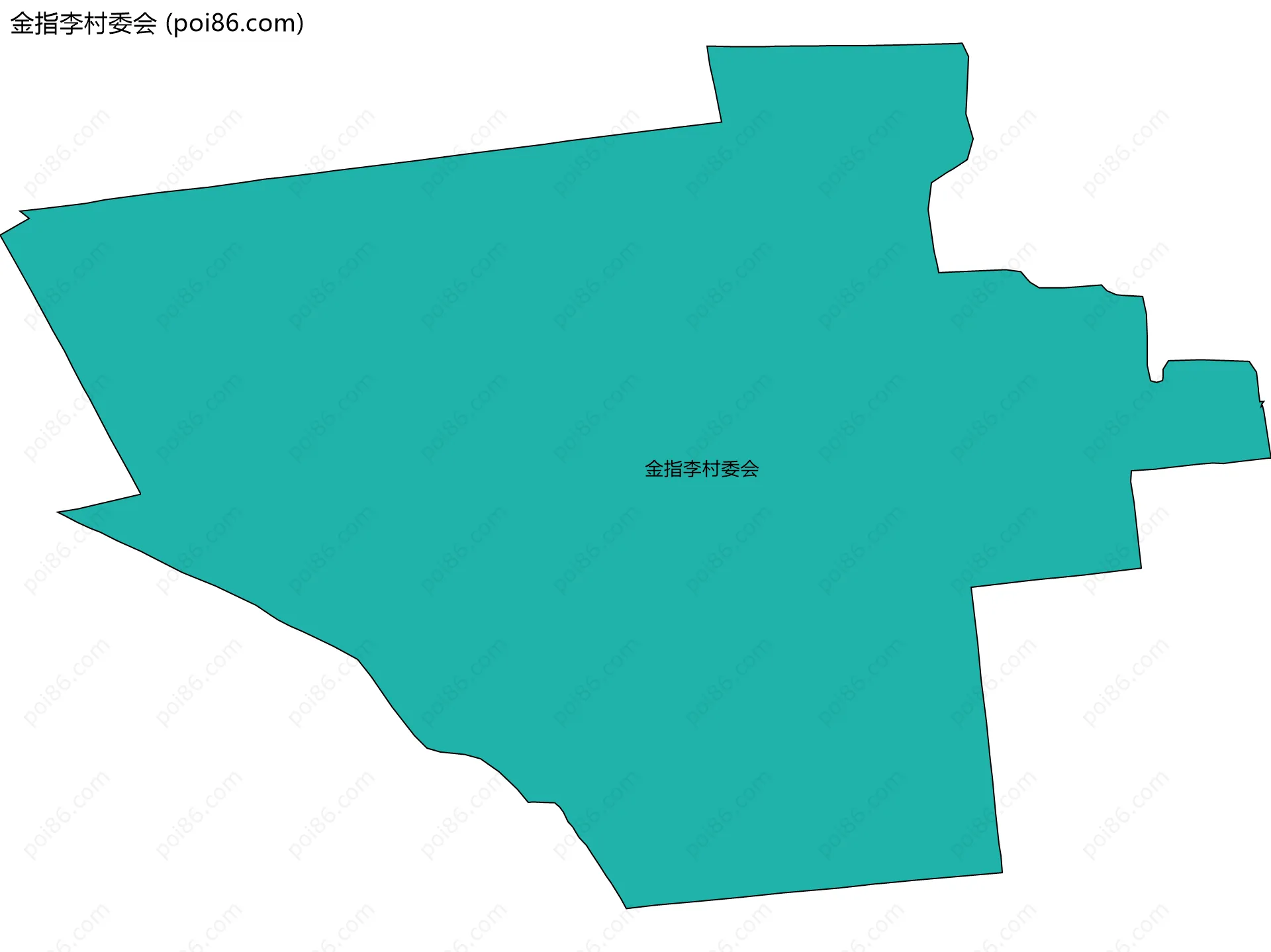 金指李村委会边界地图