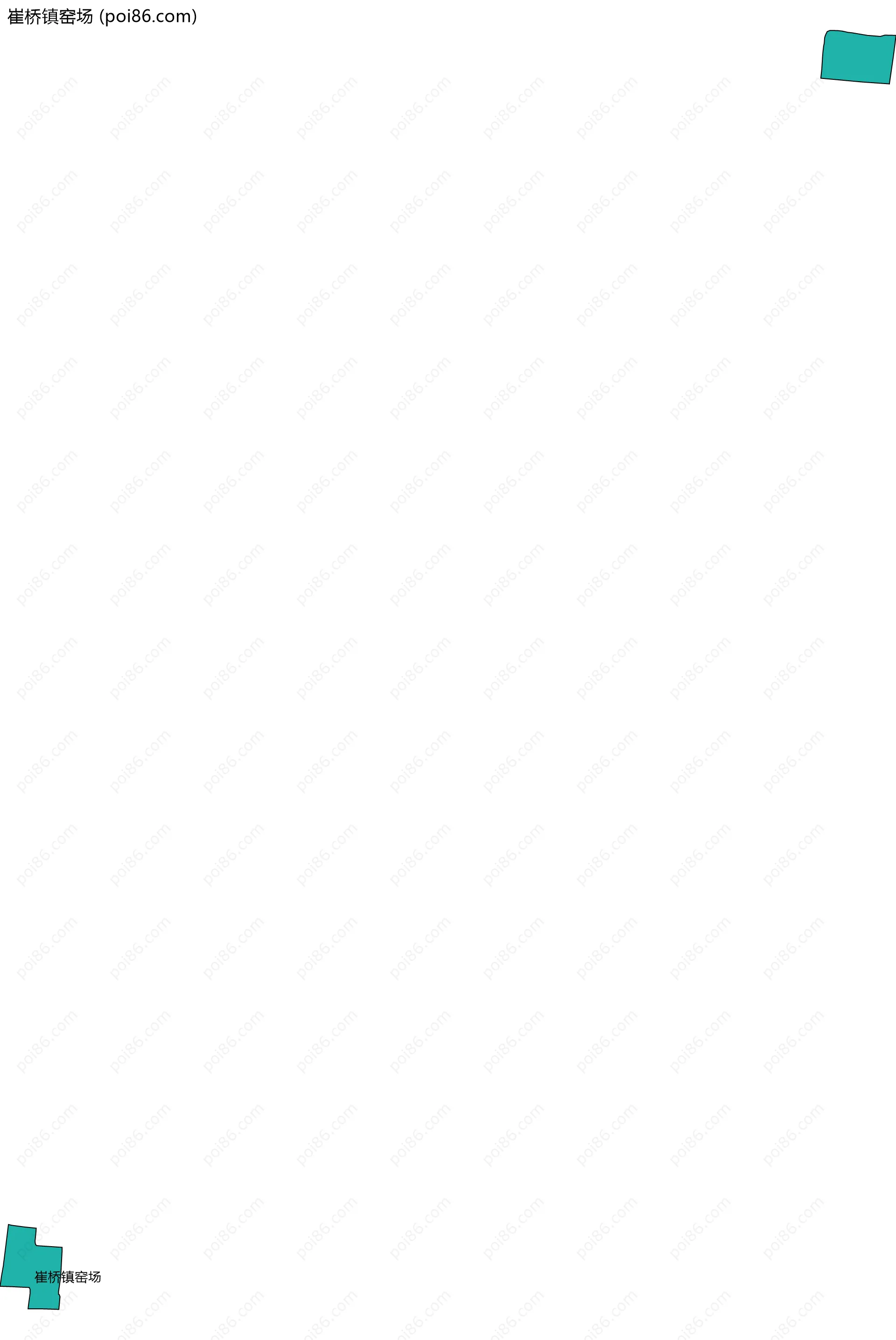 崔桥镇窑场边界地图