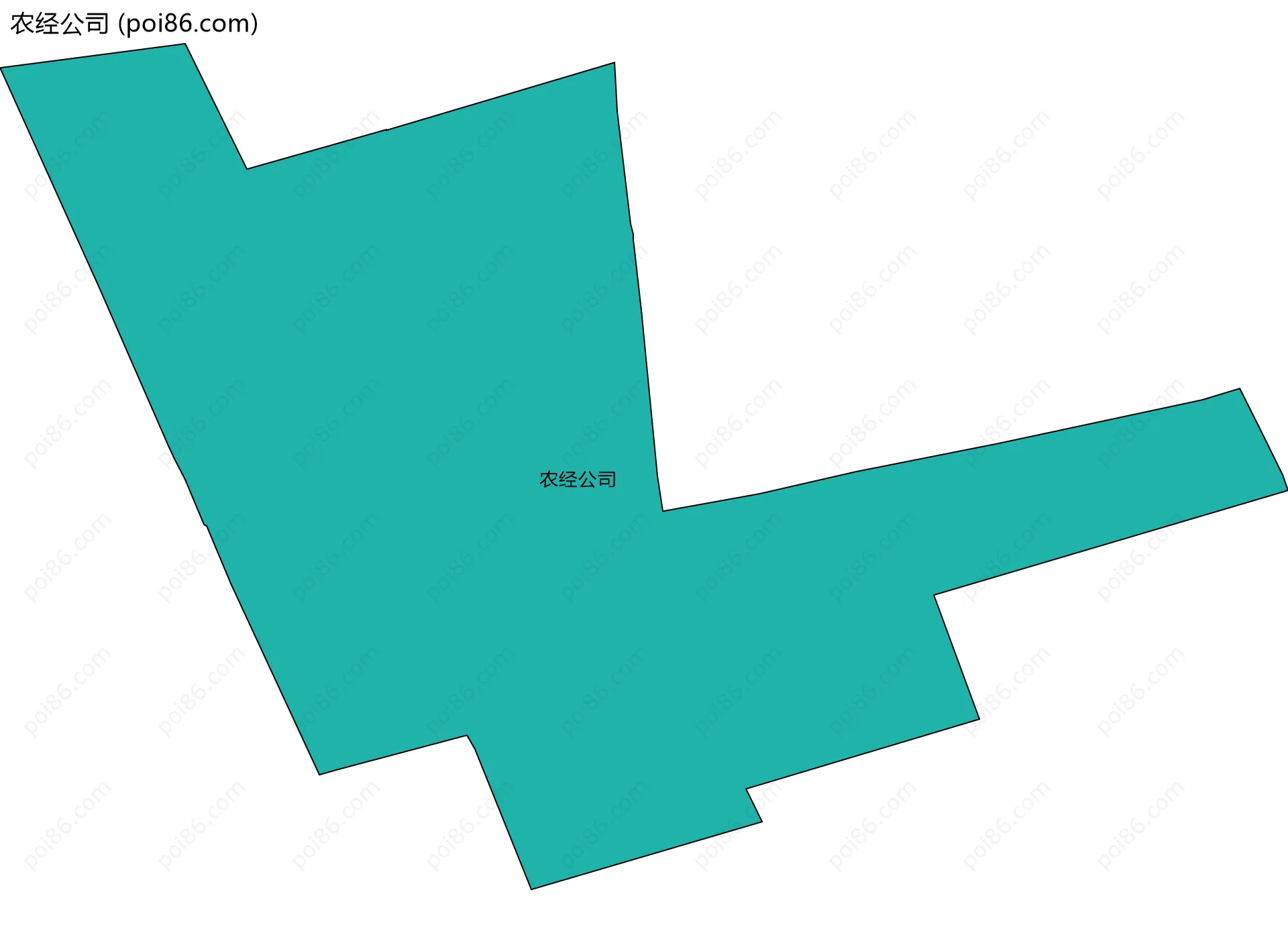 农经公司边界地图